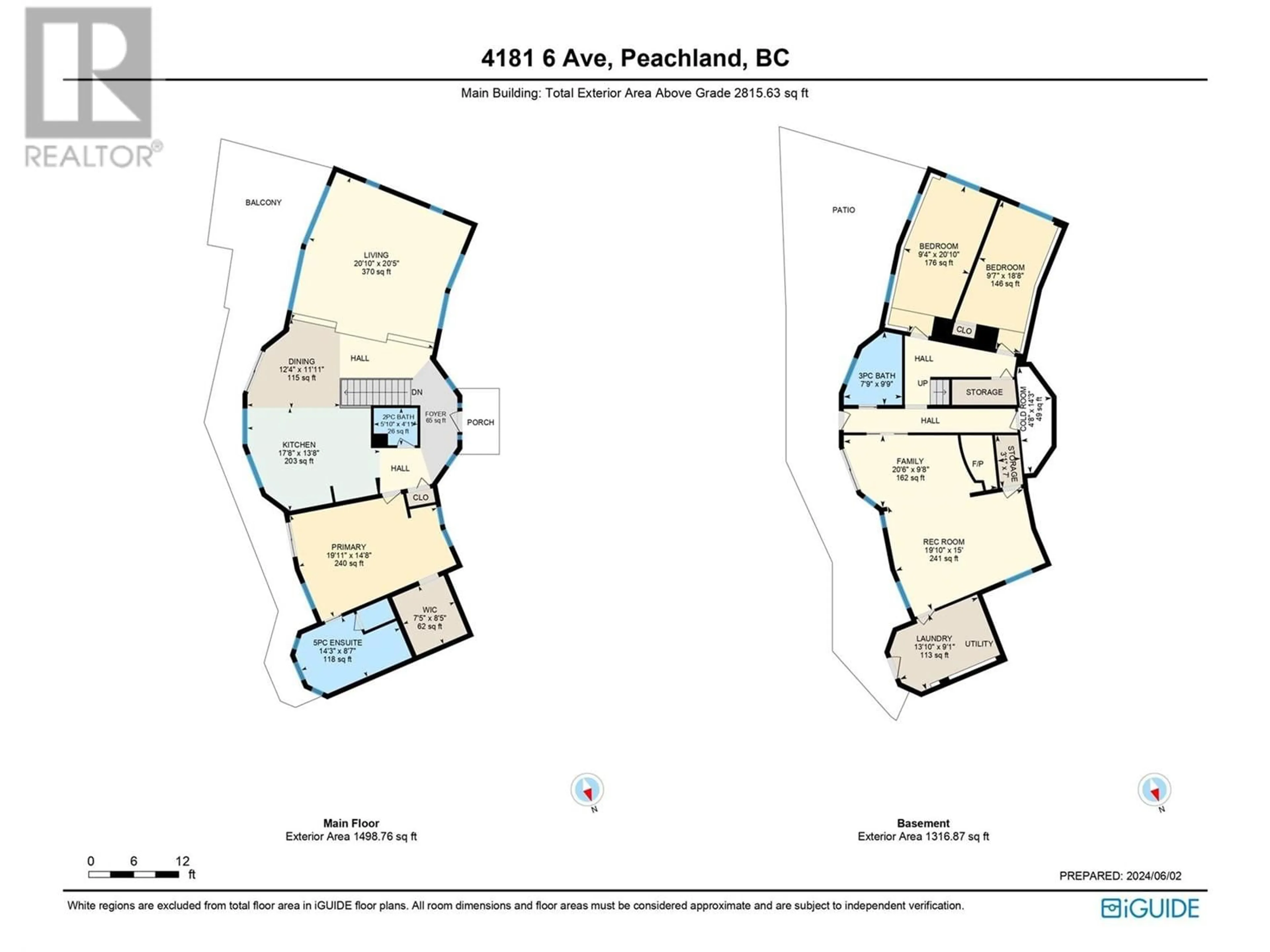 Floor plan for 4181 6 Avenue, Peachland British Columbia V0H1X5