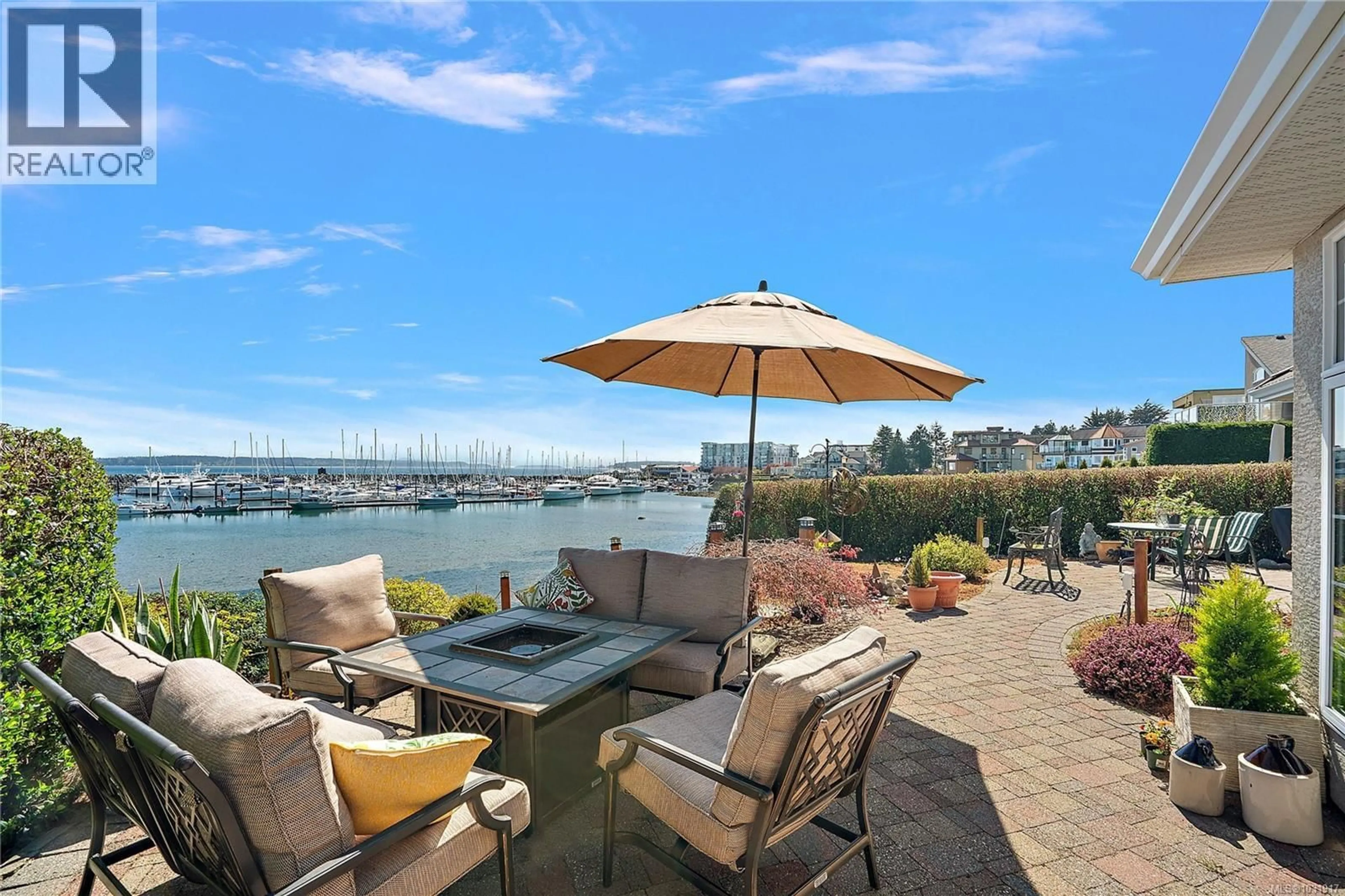 Patio, water/lake/river/ocean view for 10007 THIRD STREET, Sidney British Columbia V8L3B1