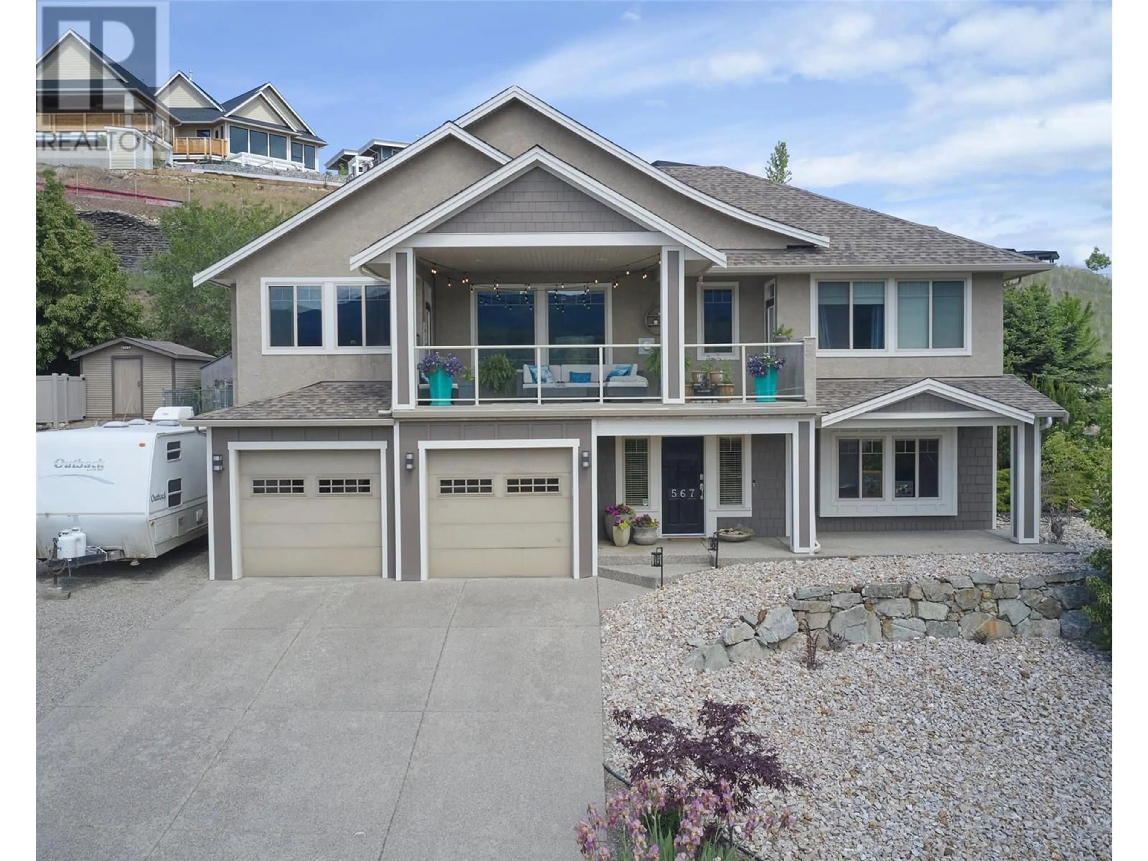 Frontside or backside of a home for 567 Mt. Thor Drive, Coldstream British Columbia V1B3Y3