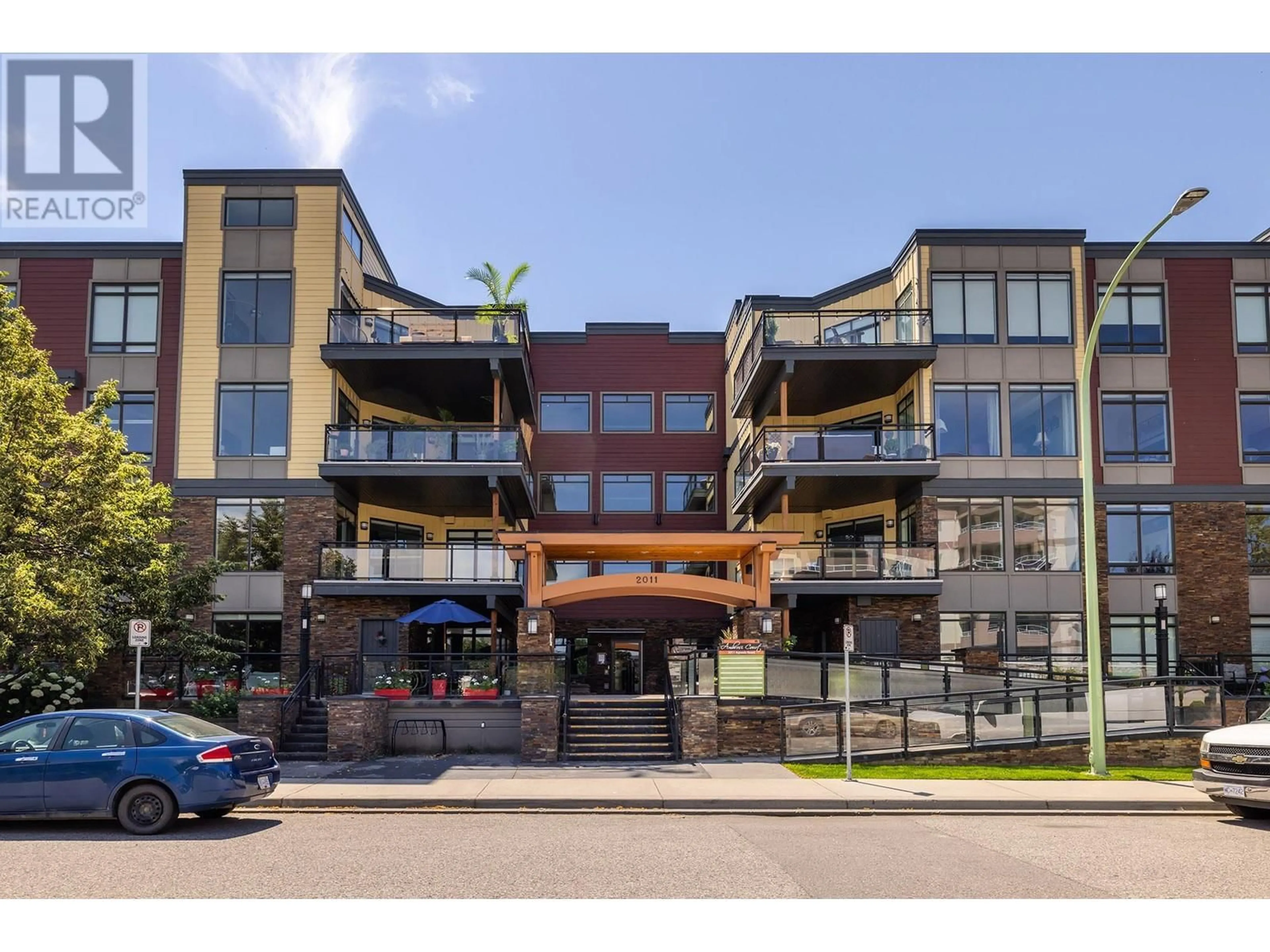 A pic from exterior of the house or condo for 2011 Agassiz Road Unit# 207 Lot# SL23, Kelowna British Columbia V1Y4S1