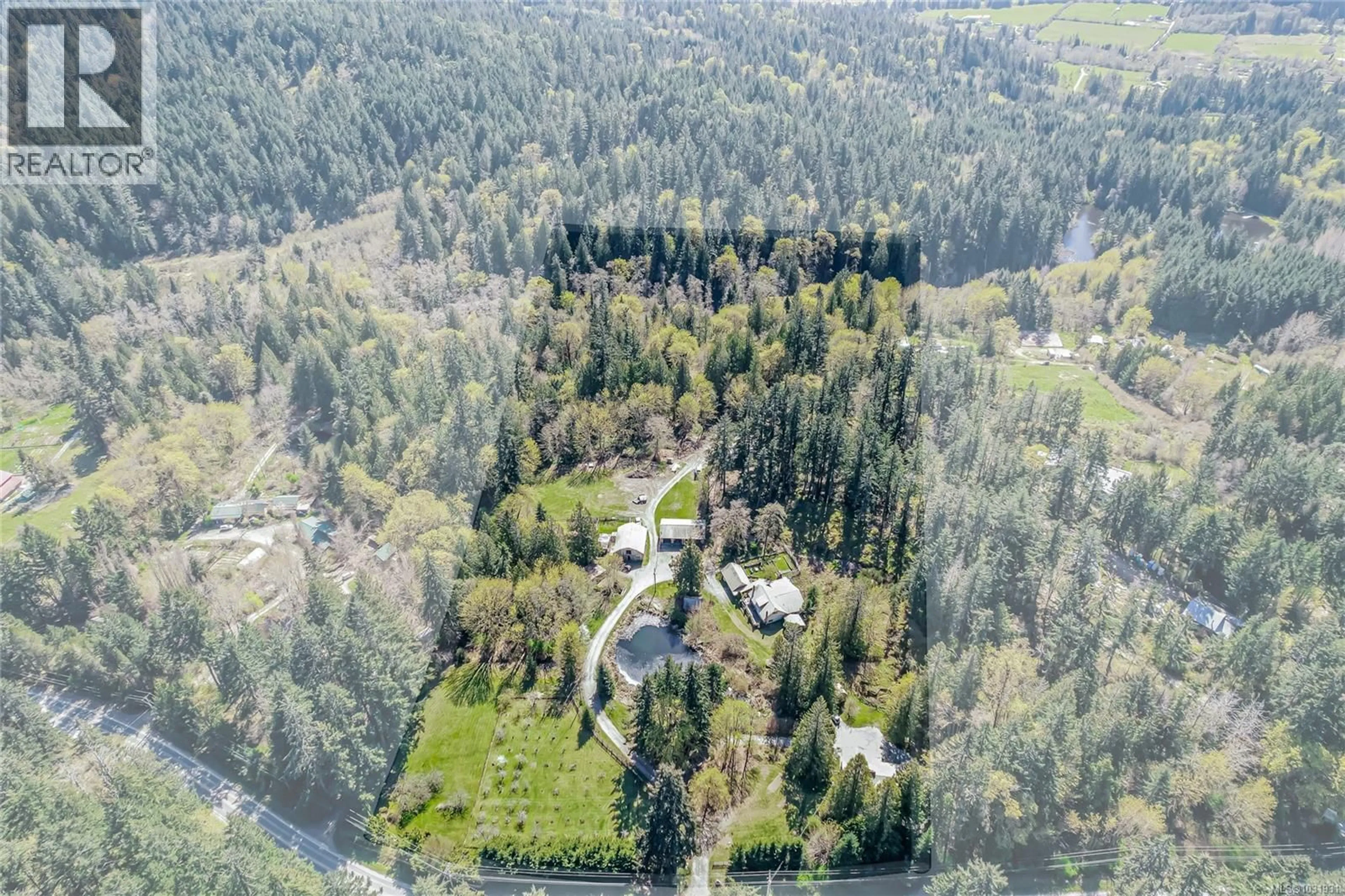 A pic from outside/outdoor area/front of a property/back of a property/a pic from drone, forest/trees view for 1671 FULFORD-GANGES ROAD, Salt Spring British Columbia V8K2A8
