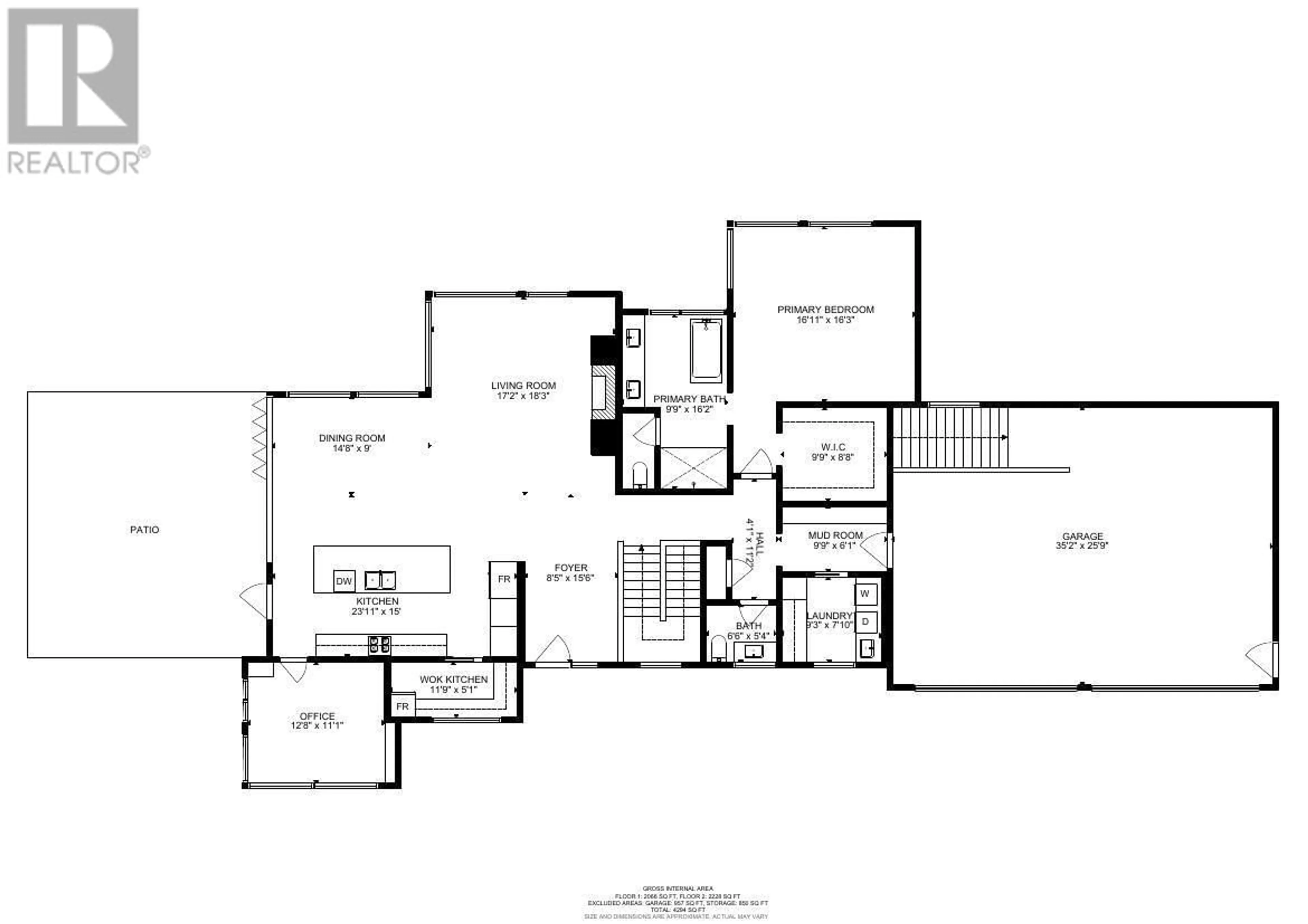 Floor plan for 1740 Granite Road, Lake Country British Columbia V4V1M9