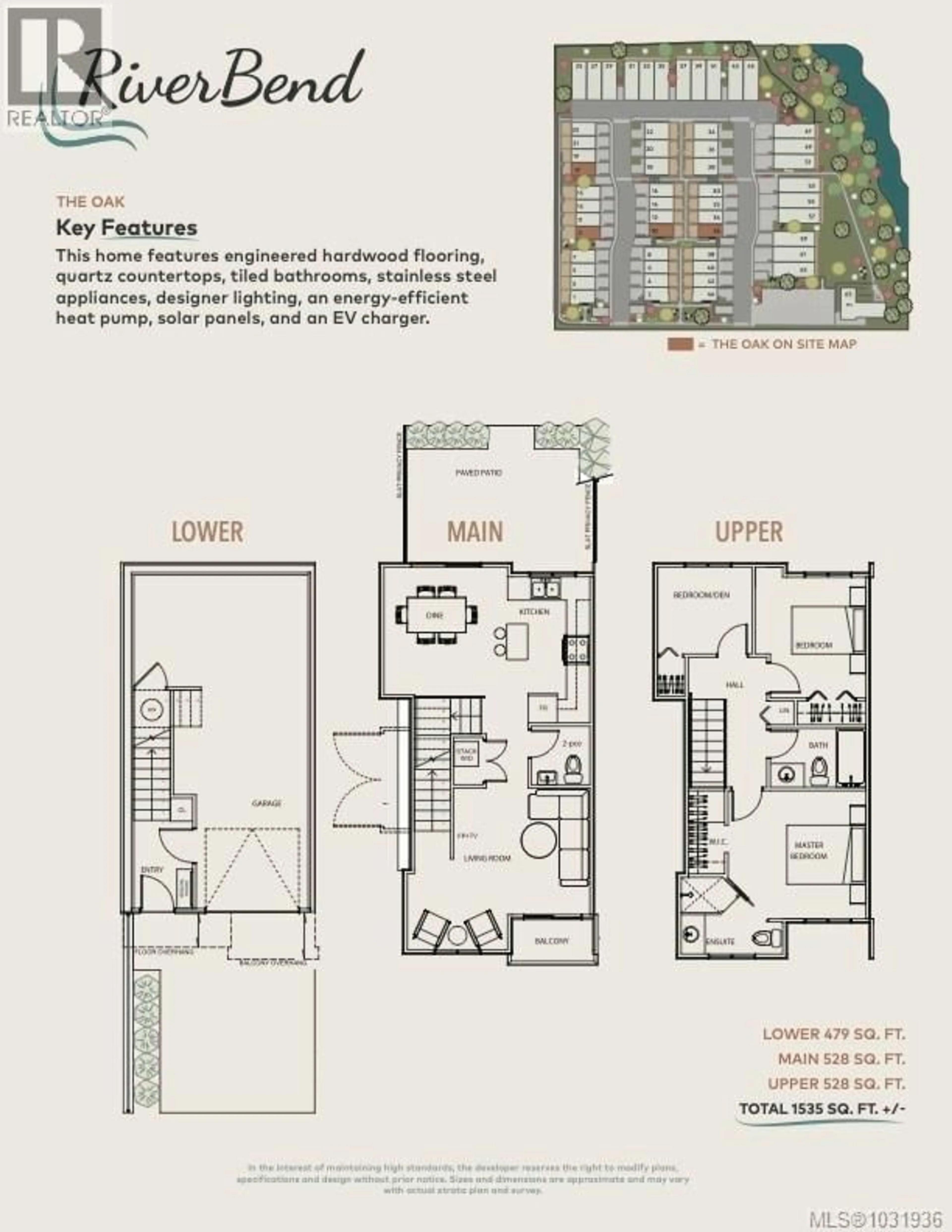 Floor plan for 36 - 703 TURNER ROAD, Parksville British Columbia V9P1T7