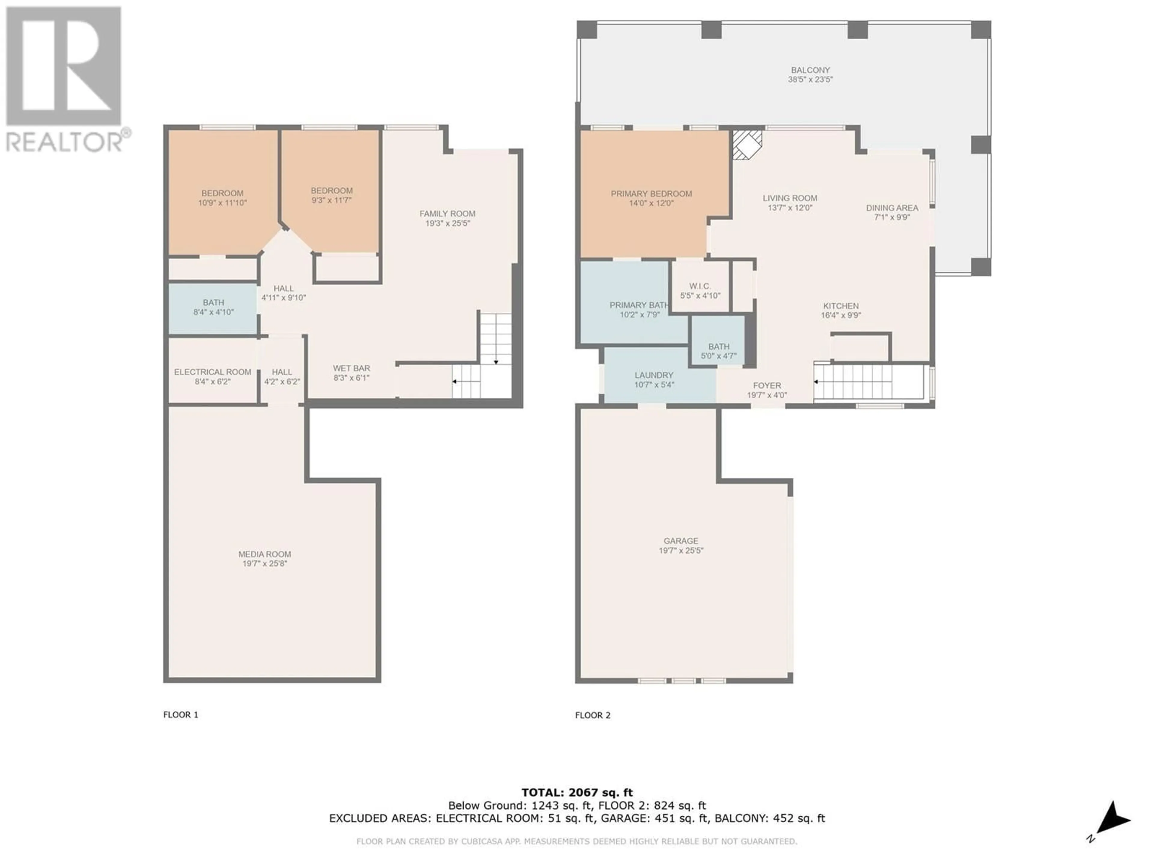 Floor plan for 508 Balsam Court, Vernon British Columbia V1H2J1
