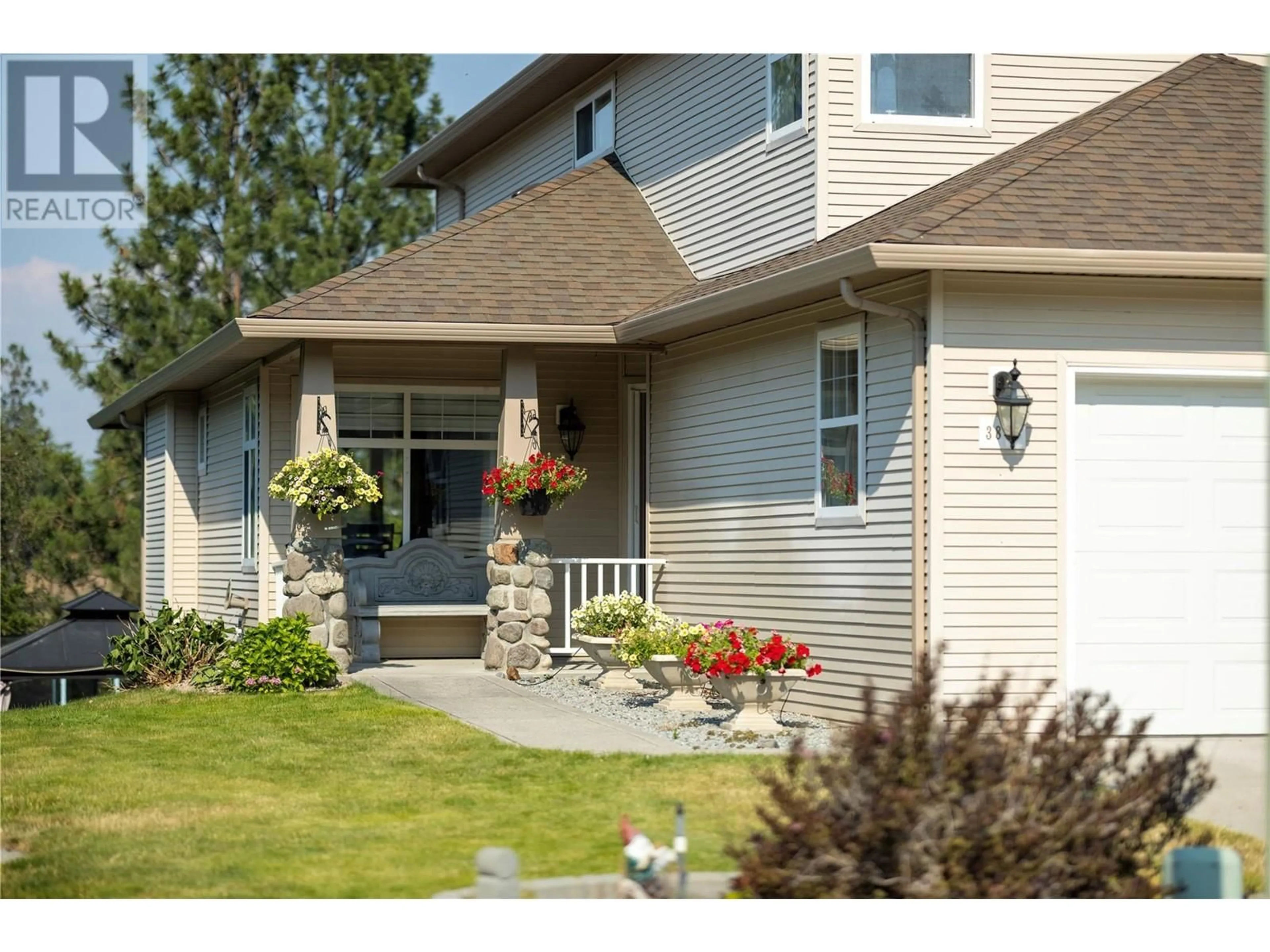 Home with vinyl exterior material for 3835 Glen Canyon Drive, West Kelowna British Columbia V4T2P7