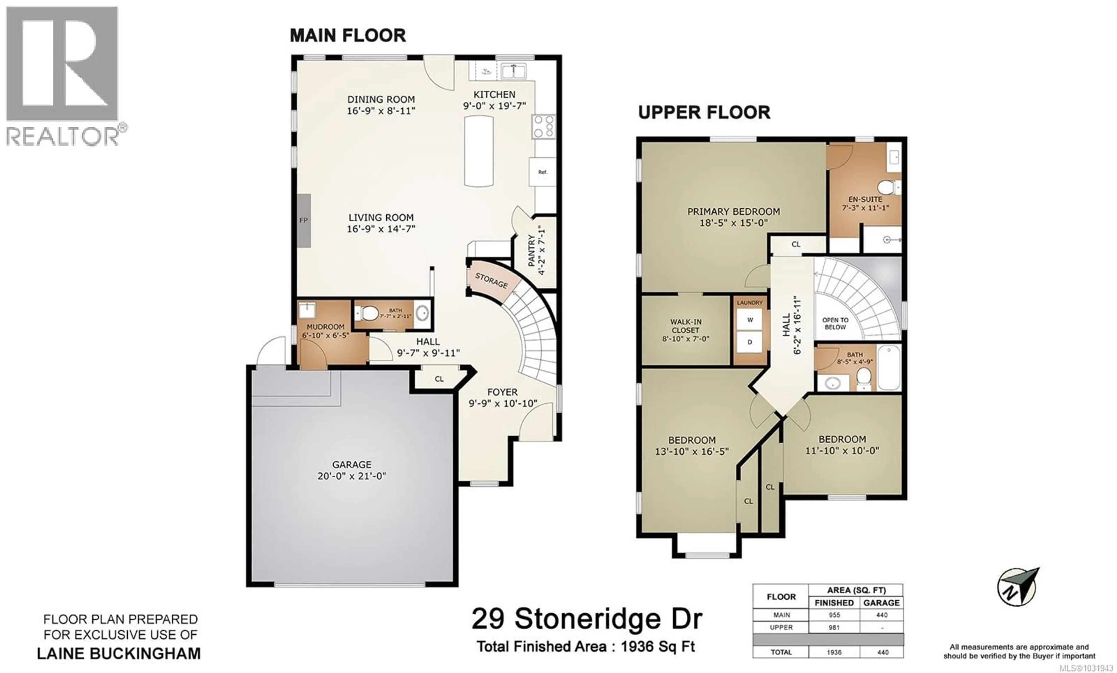 Floor plan for 29 STONERIDGE DRIVE, View Royal British Columbia V9B6M4