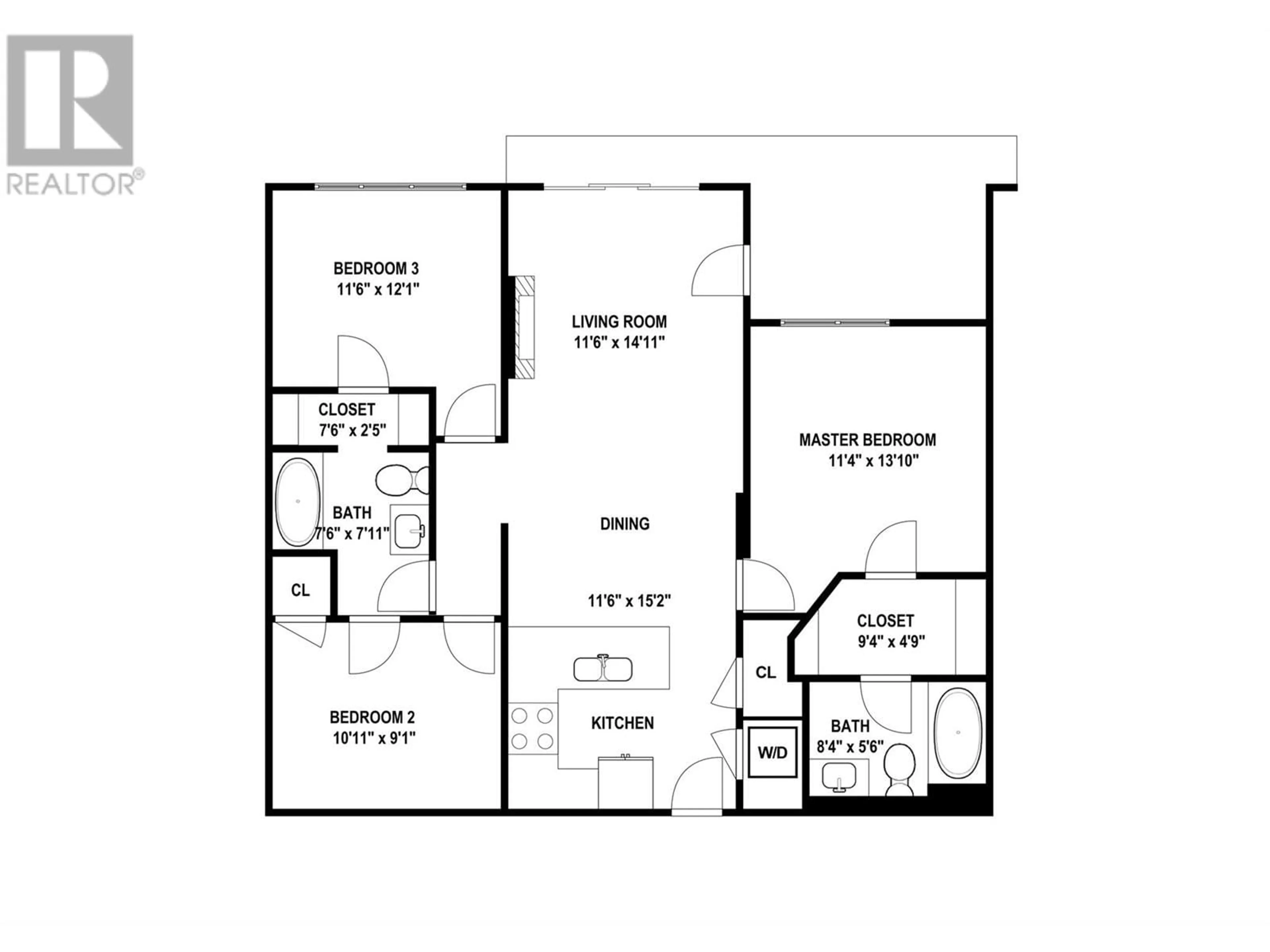 Floor plan for 326 Mara Lake Lane Unit# 204, Sicamous British Columbia V0E2V0