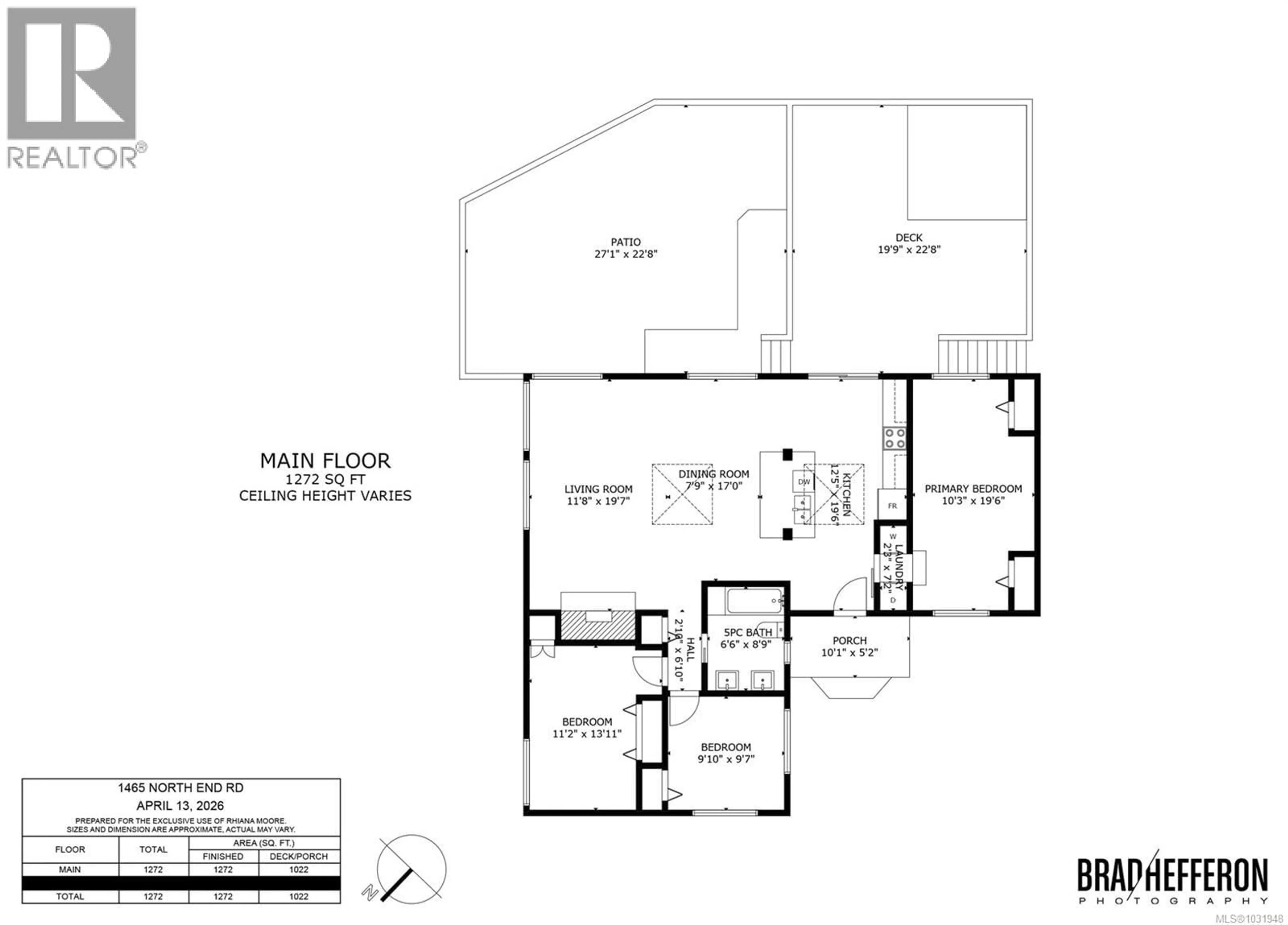 Floor plan for 1465 NORTH END ROAD, Salt Spring British Columbia V8K1M5