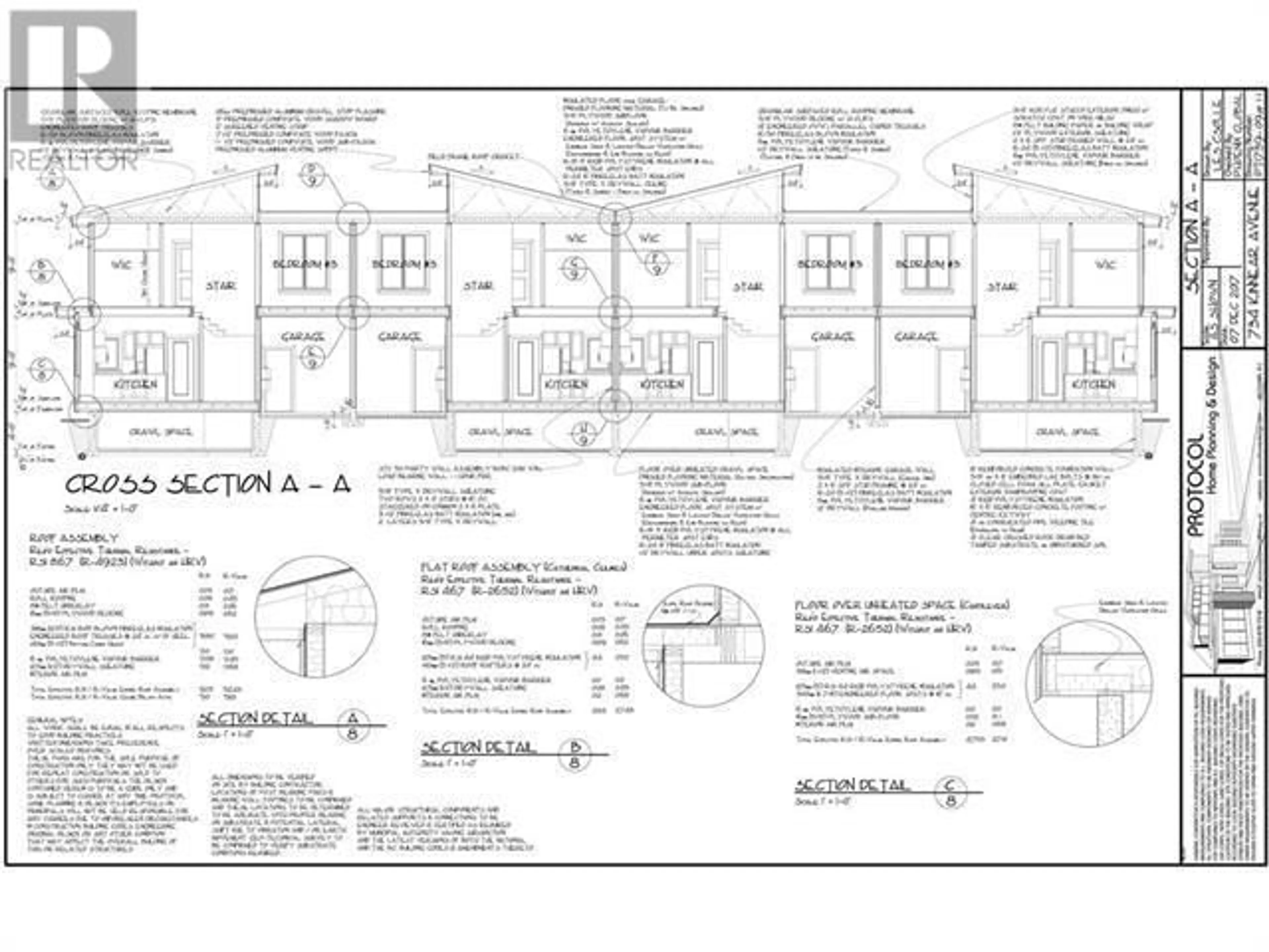 Floor plan for 734 Kinnear Avenue Unit# 3, Kelowna British Columbia V1Y5B1