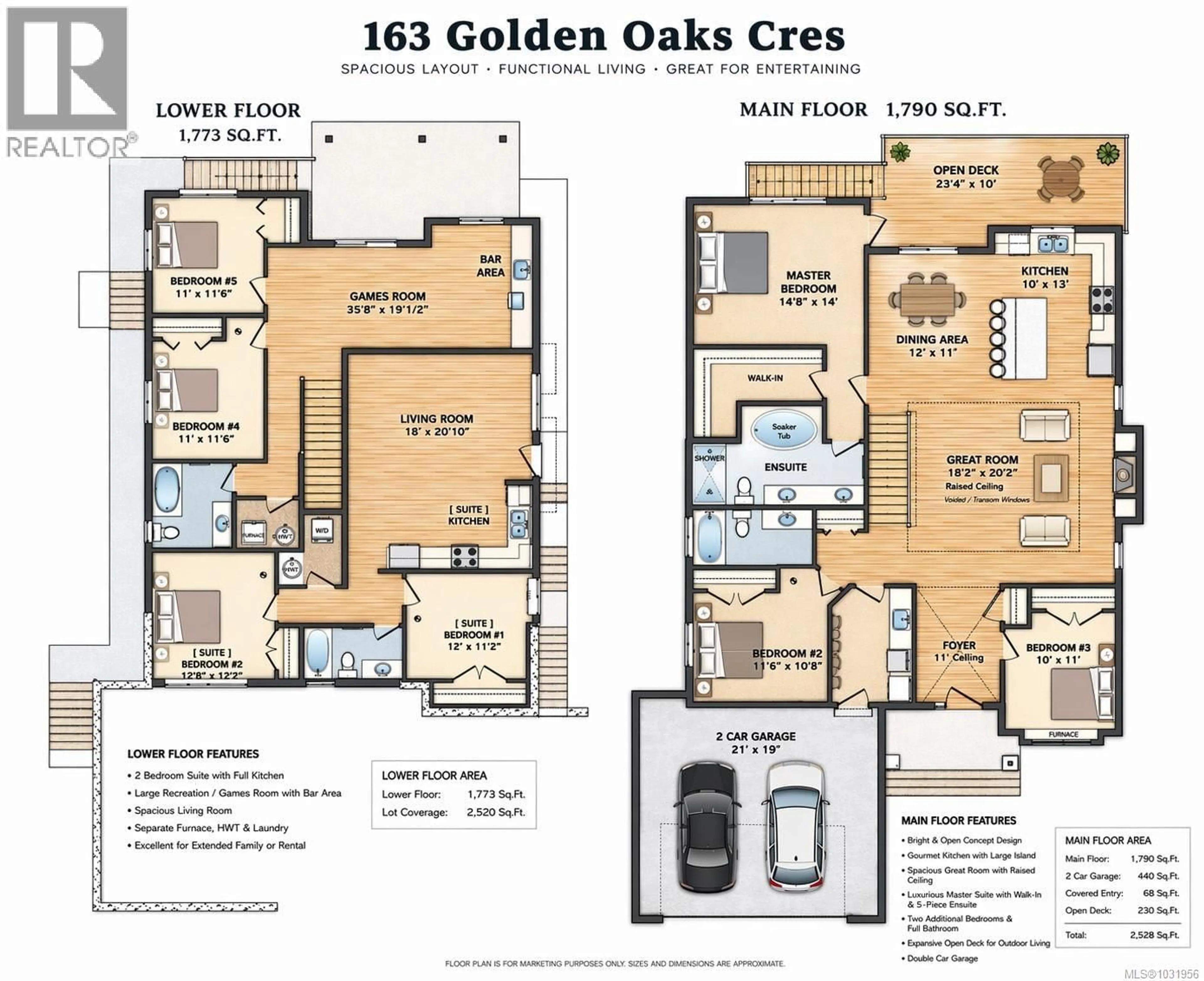 Floor plan for 163 GOLDEN OAKS CRESCENT, Nanaimo British Columbia V9T0K8