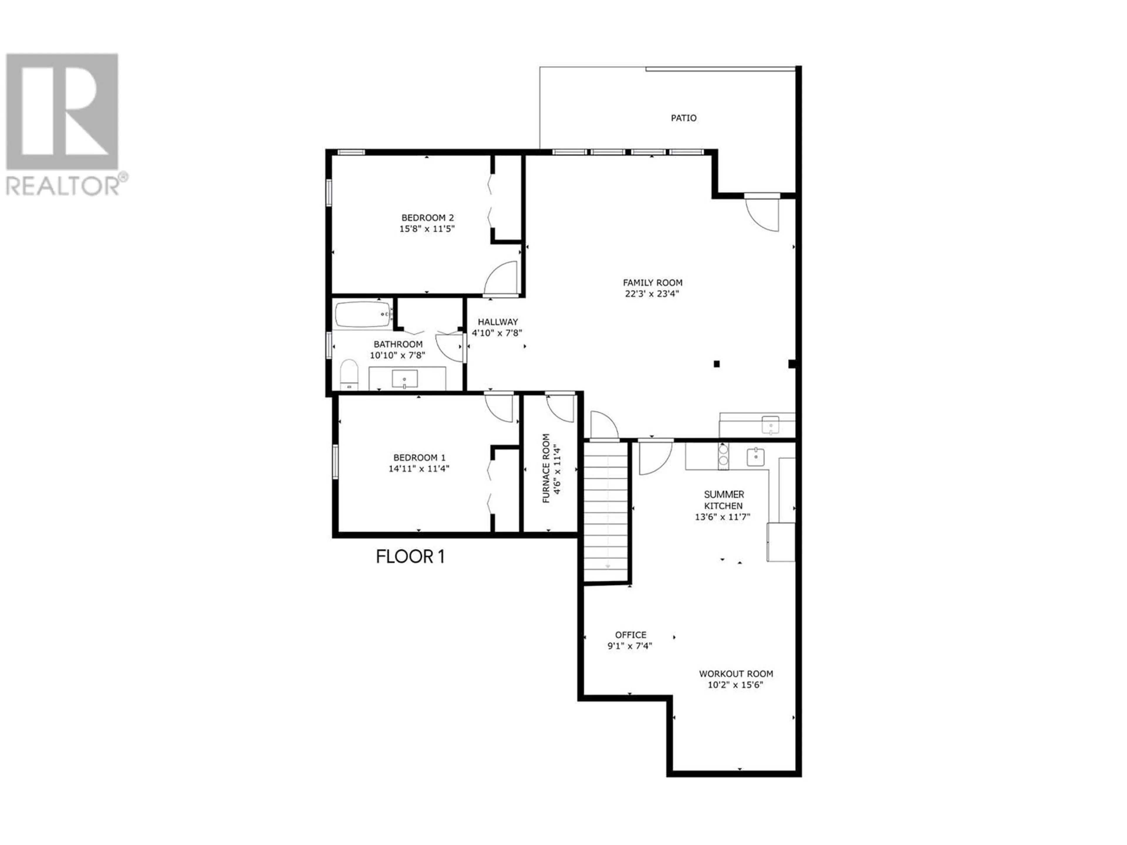 Floor plan for 2553 Sunny Lake Court, Lake Country British Columbia V4V2P1