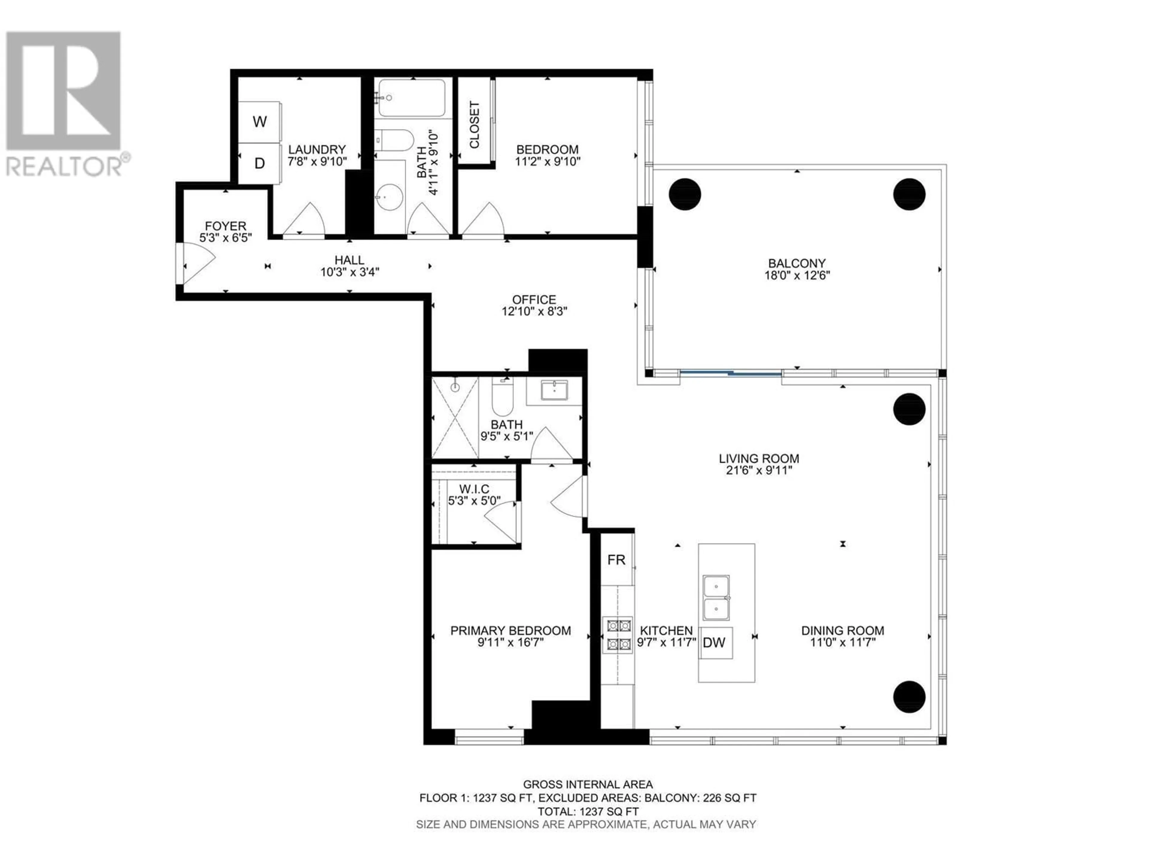 Floor plan for 1191 Sunset Drive Unit# 708, Kelowna British Columbia V1Y0J4