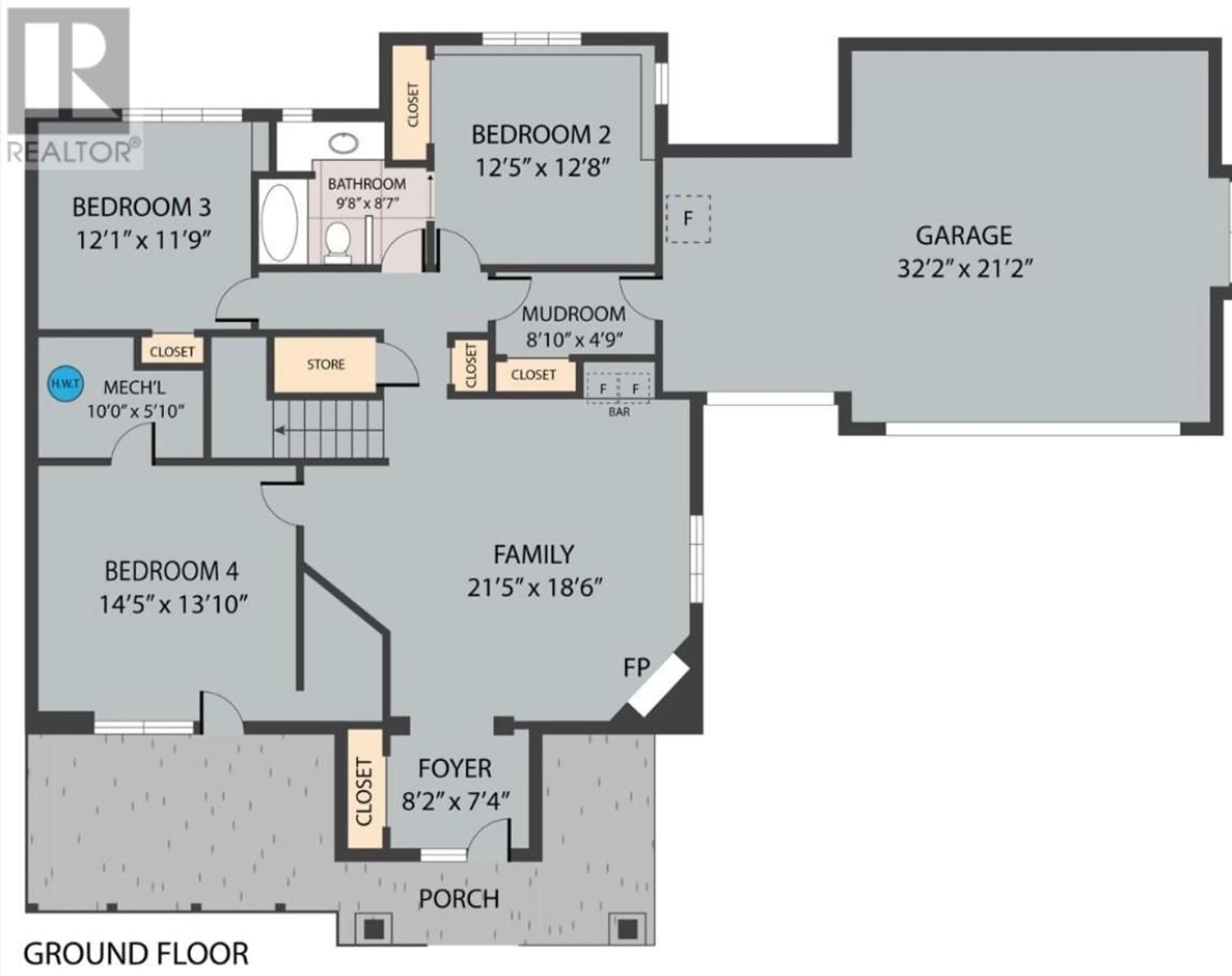 Floor plan for 253 Dormie Place, Vernon British Columbia V1H1Y5