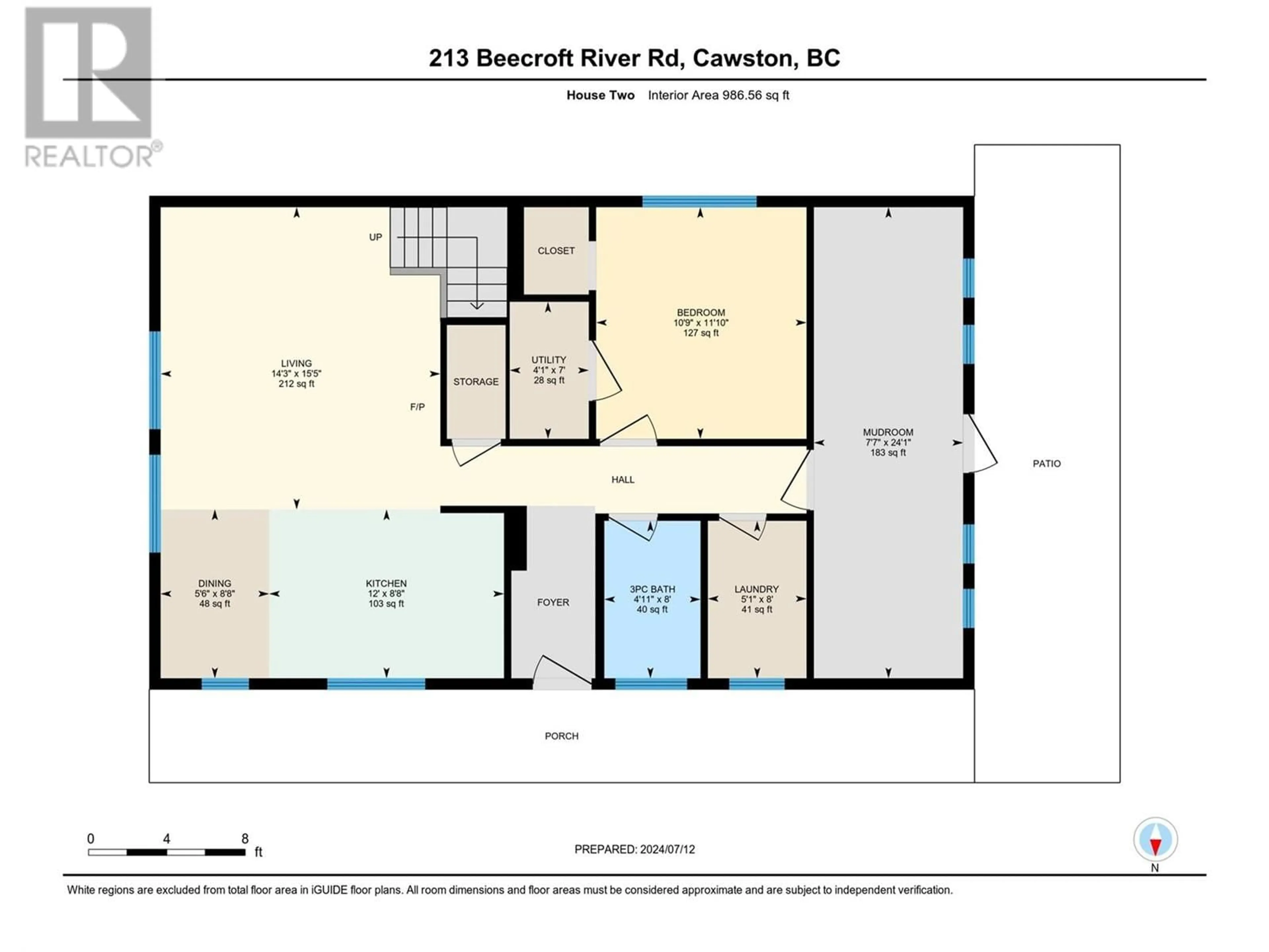 Floor plan for 213 BEECROFT RIVER ROAD, Cawston British Columbia V0X1C1
