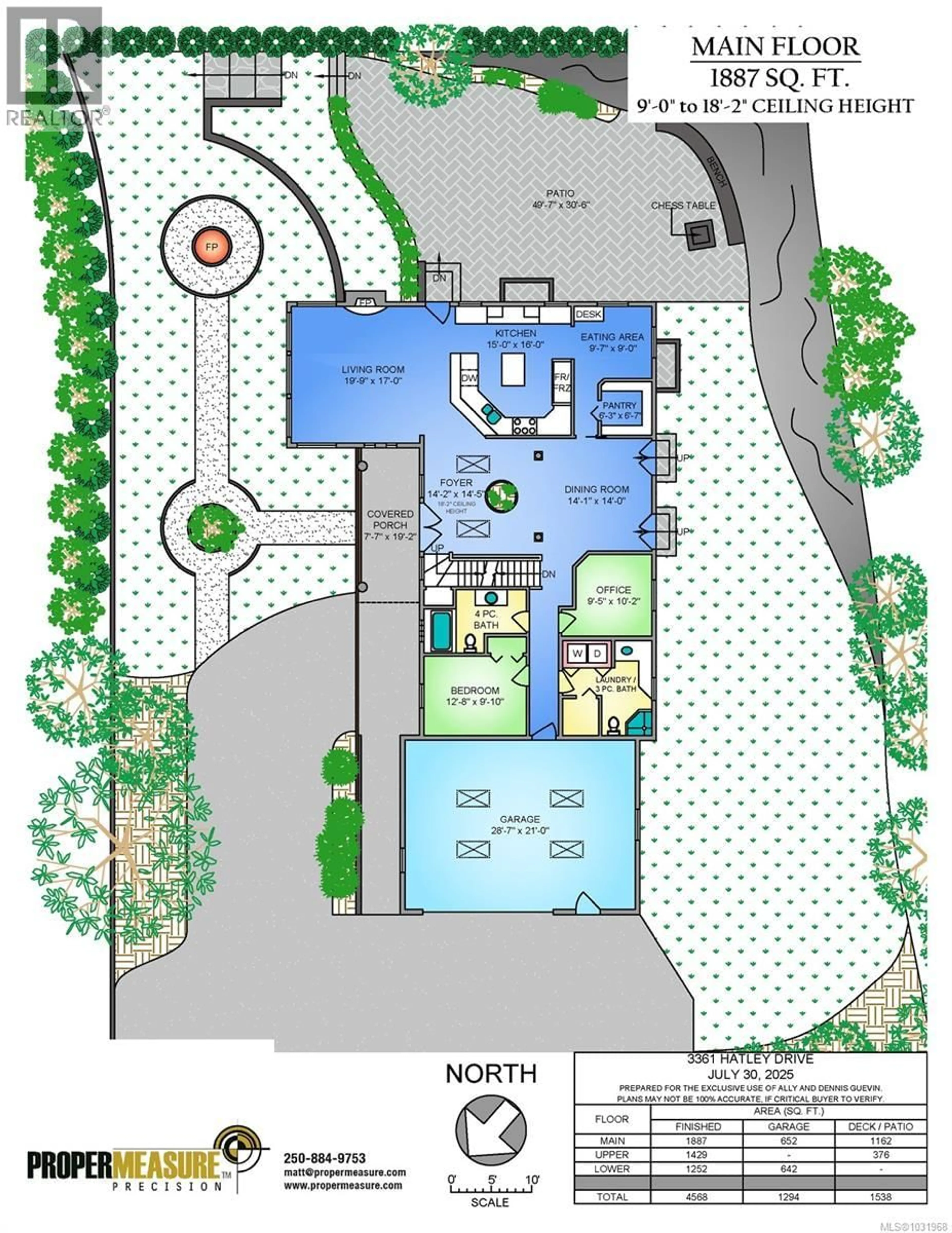 Floor plan for 3361 HATLEY DRIVE, Colwood British Columbia V9C1W4