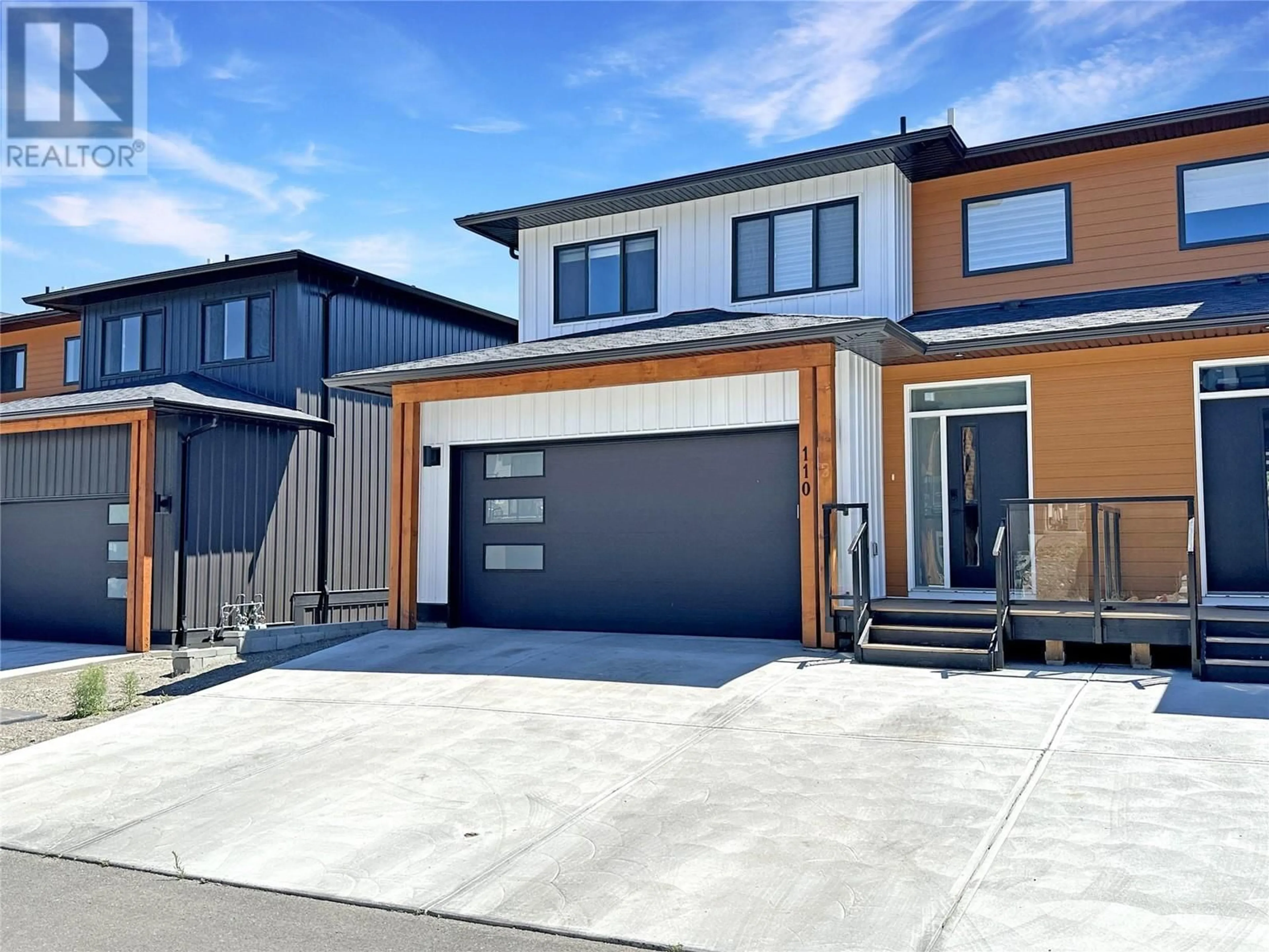 Frontside or backside of a home, the street view for 110 Abbey Road, Princeton British Columbia V0X1W0