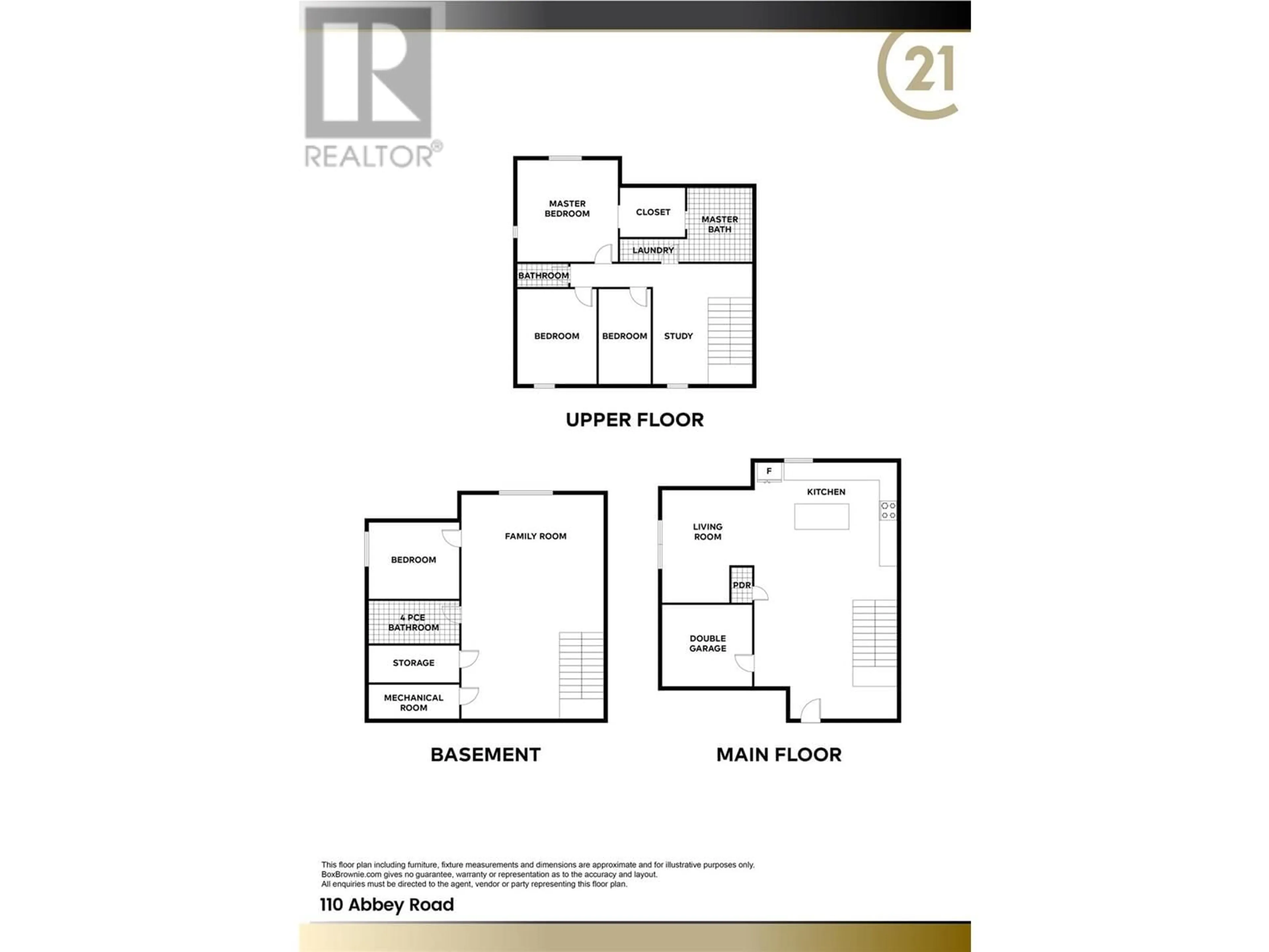 Floor plan for 110 Abbey Road, Princeton British Columbia V0X1W0