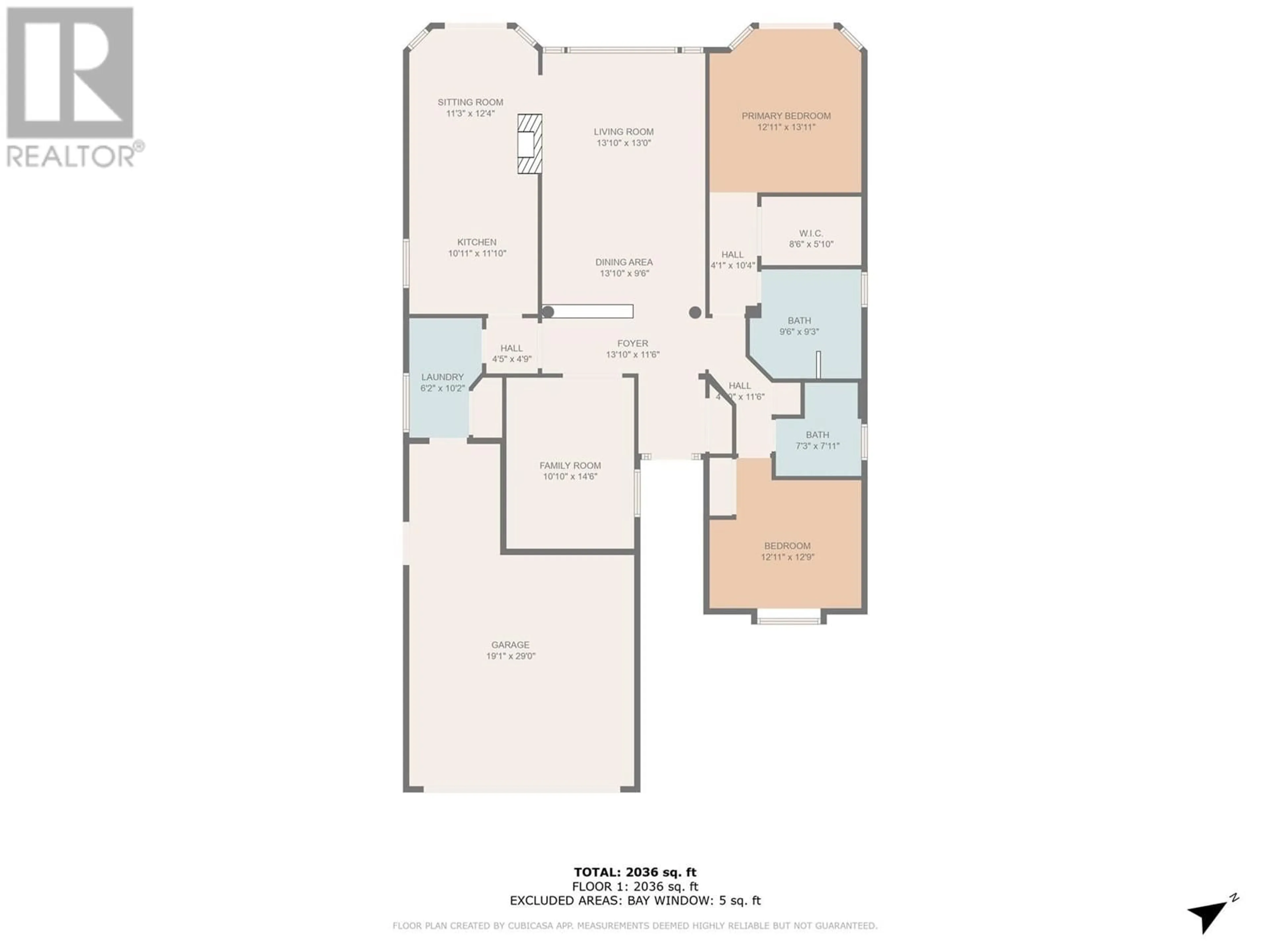 Floor plan for 4008 Gallaghers Terrace, Kelowna British Columbia V1W3Z8