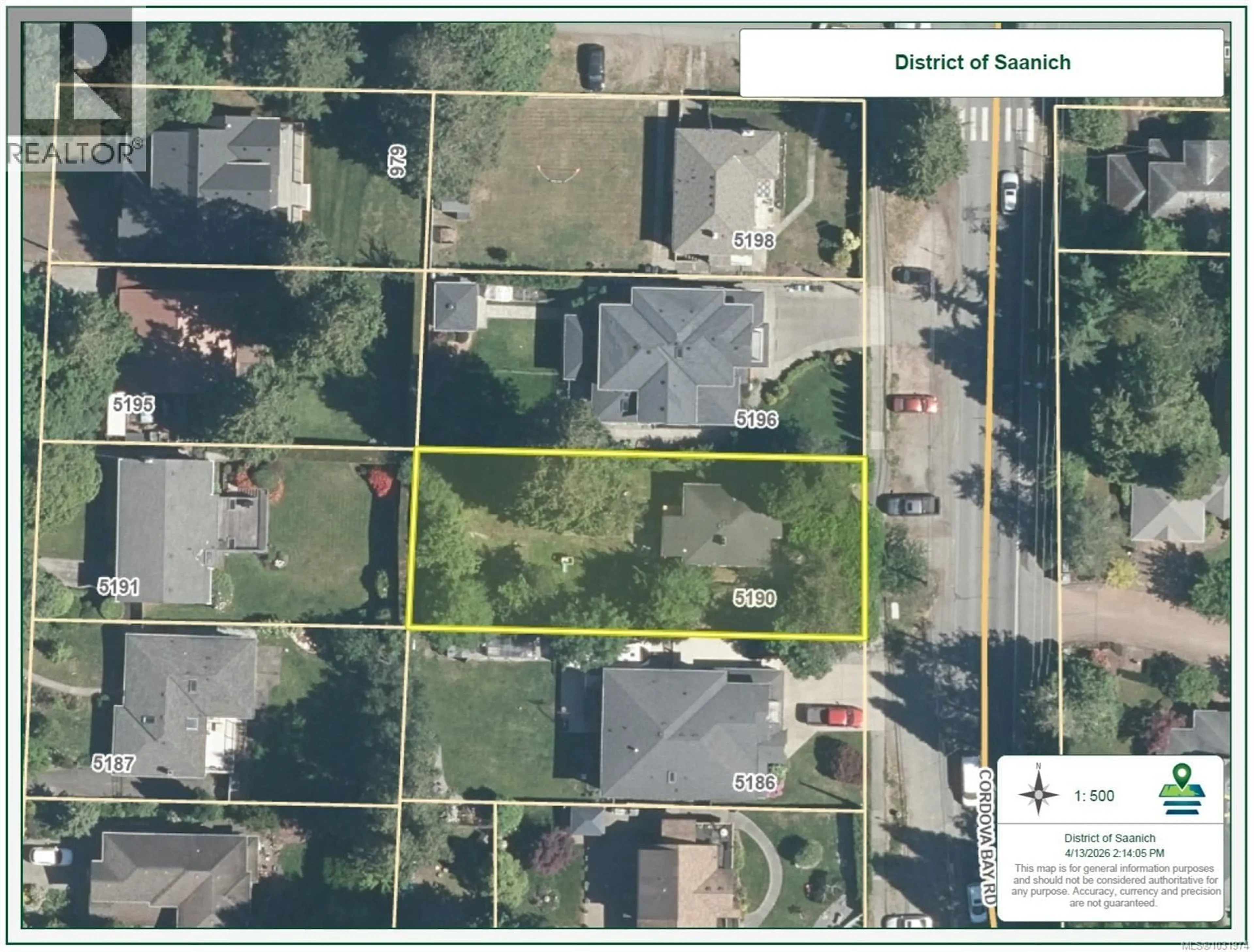 A pic from outside/outdoor area/front of a property/back of a property/a pic from drone, street for 5190 CORDOVA BAY ROAD, Saanich British Columbia V8Y2K8
