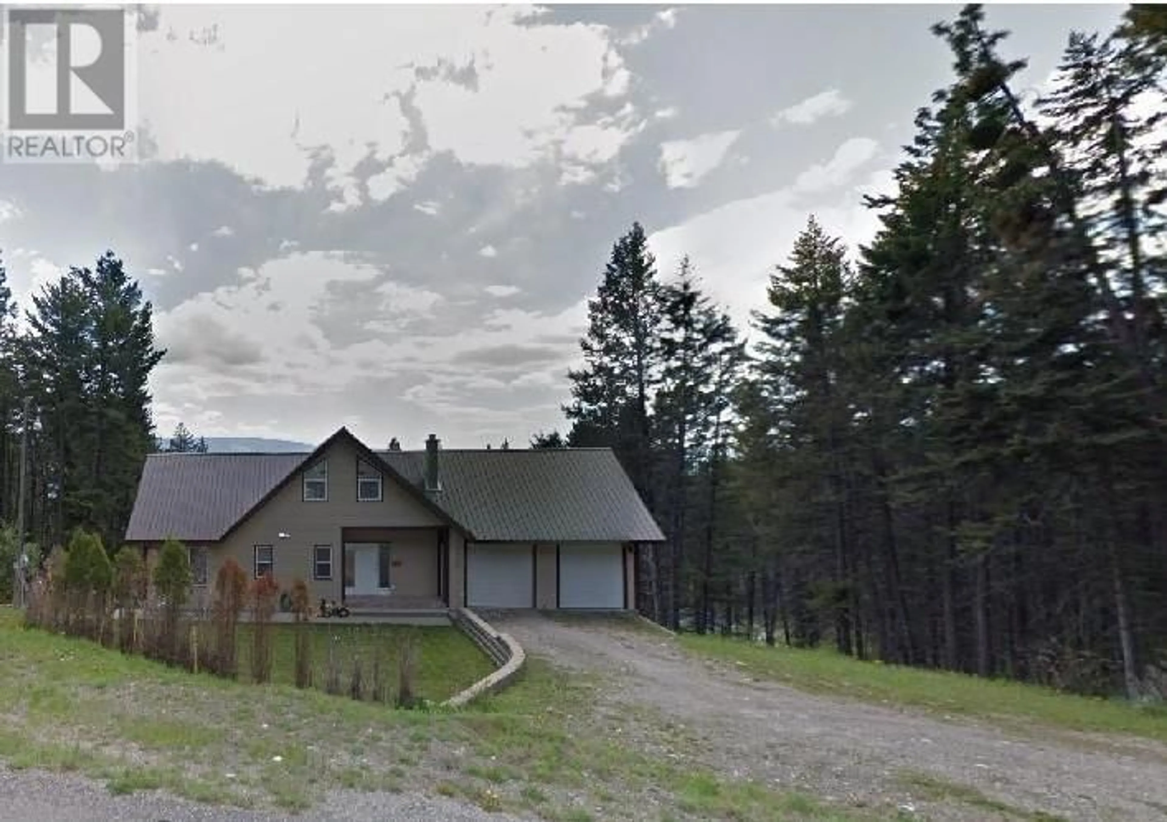 Frontside or backside of a home, the street view for 9515 Keithley Road, Vernon British Columbia V1H2E5