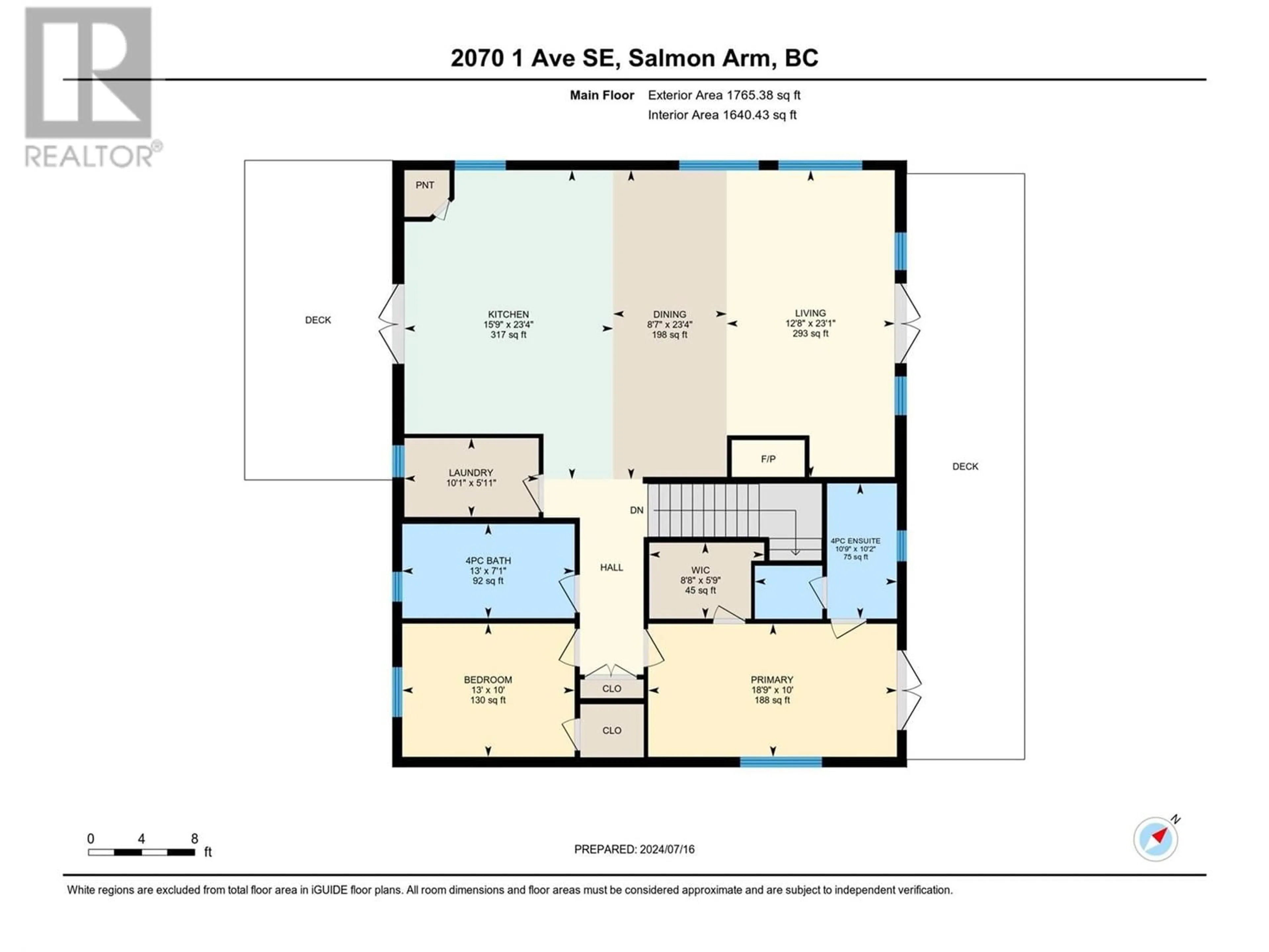 Floor plan for 2070 1 AVENUE SOUTHEAST, Salmon Arm British Columbia V1E1K1