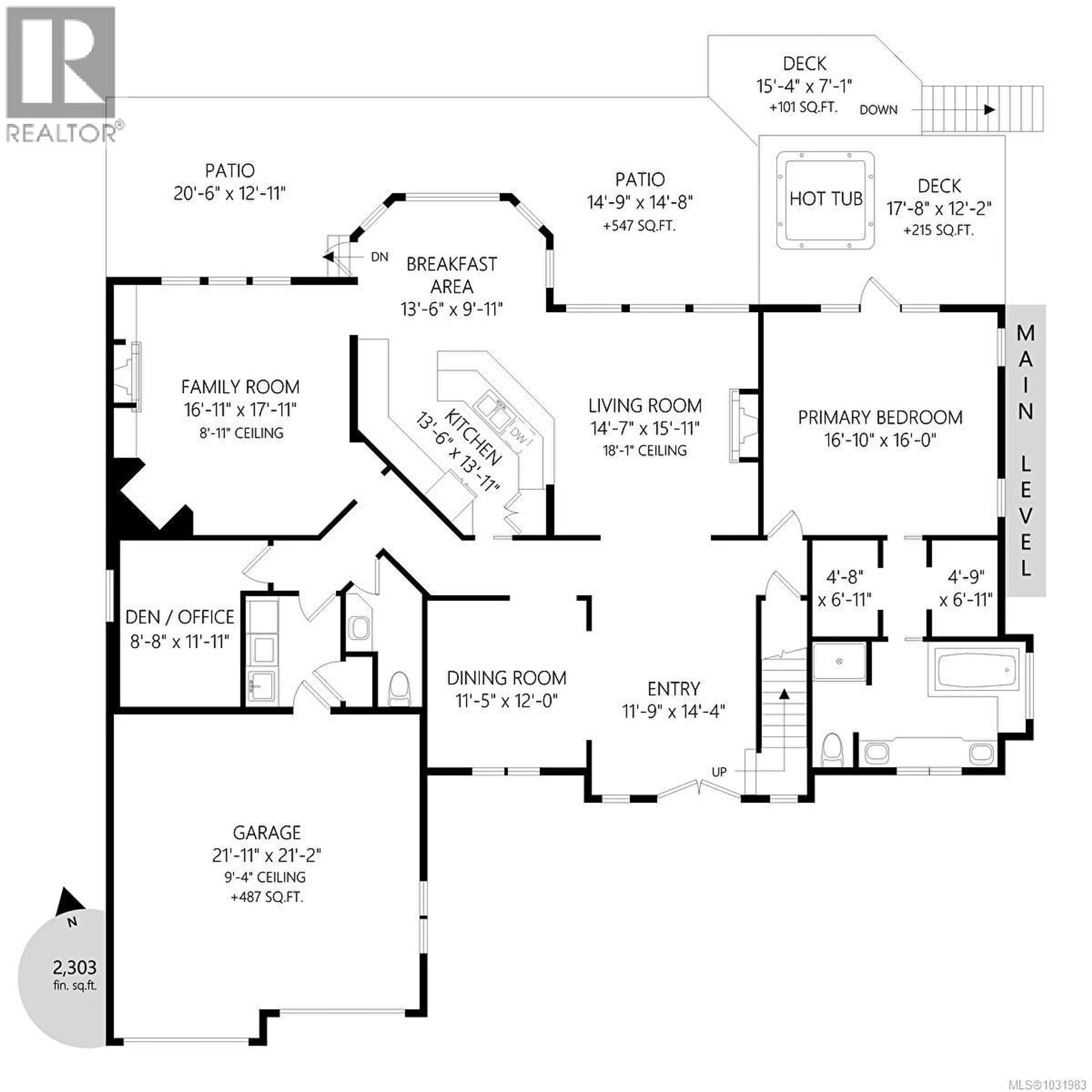 Floor plan for 408 BELMONTE PLACE, Nanaimo British Columbia V9T5A1