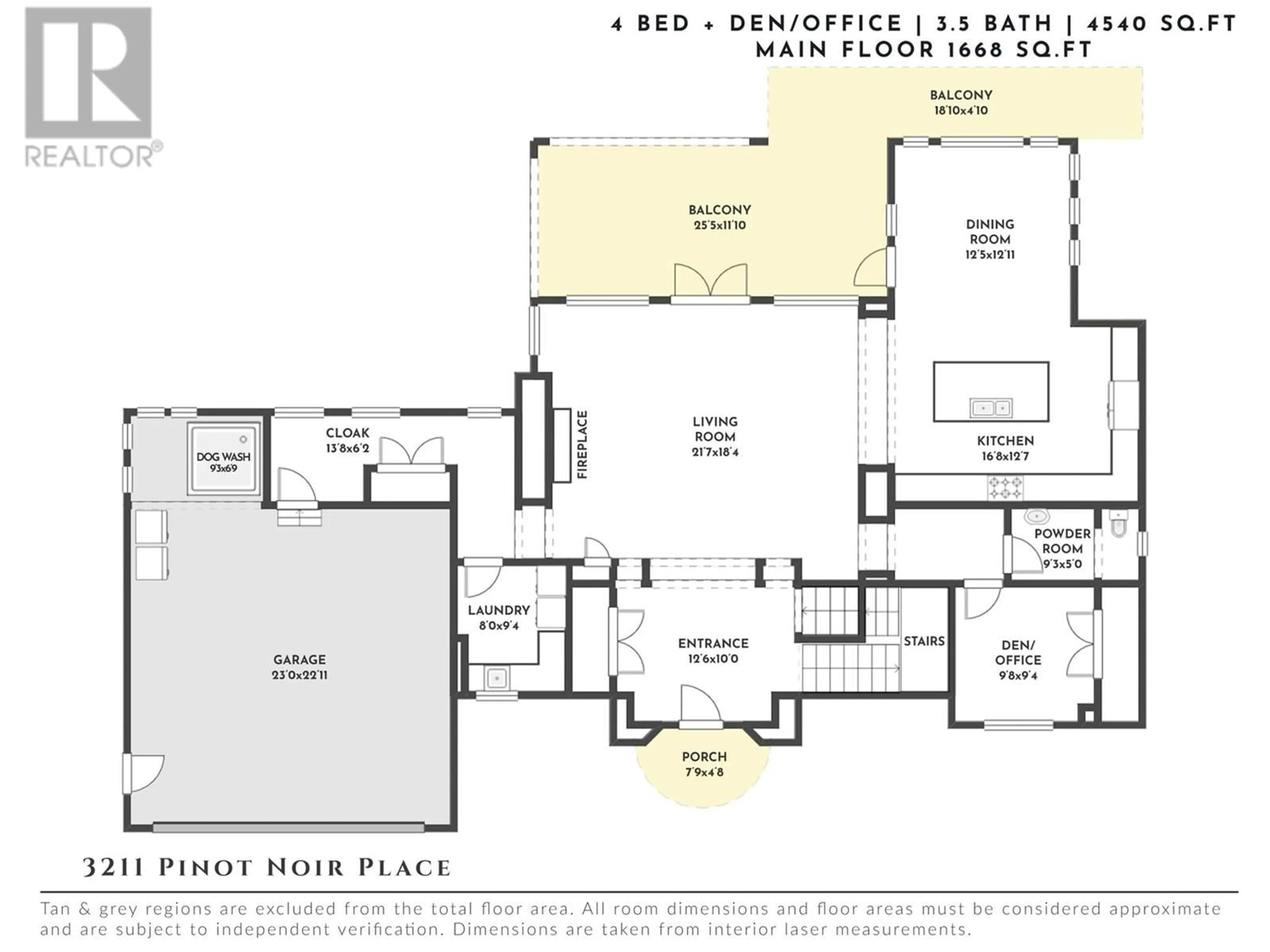 Floor plan for 3211 Pinot Noir Place, West Kelowna British Columbia V4T3H9