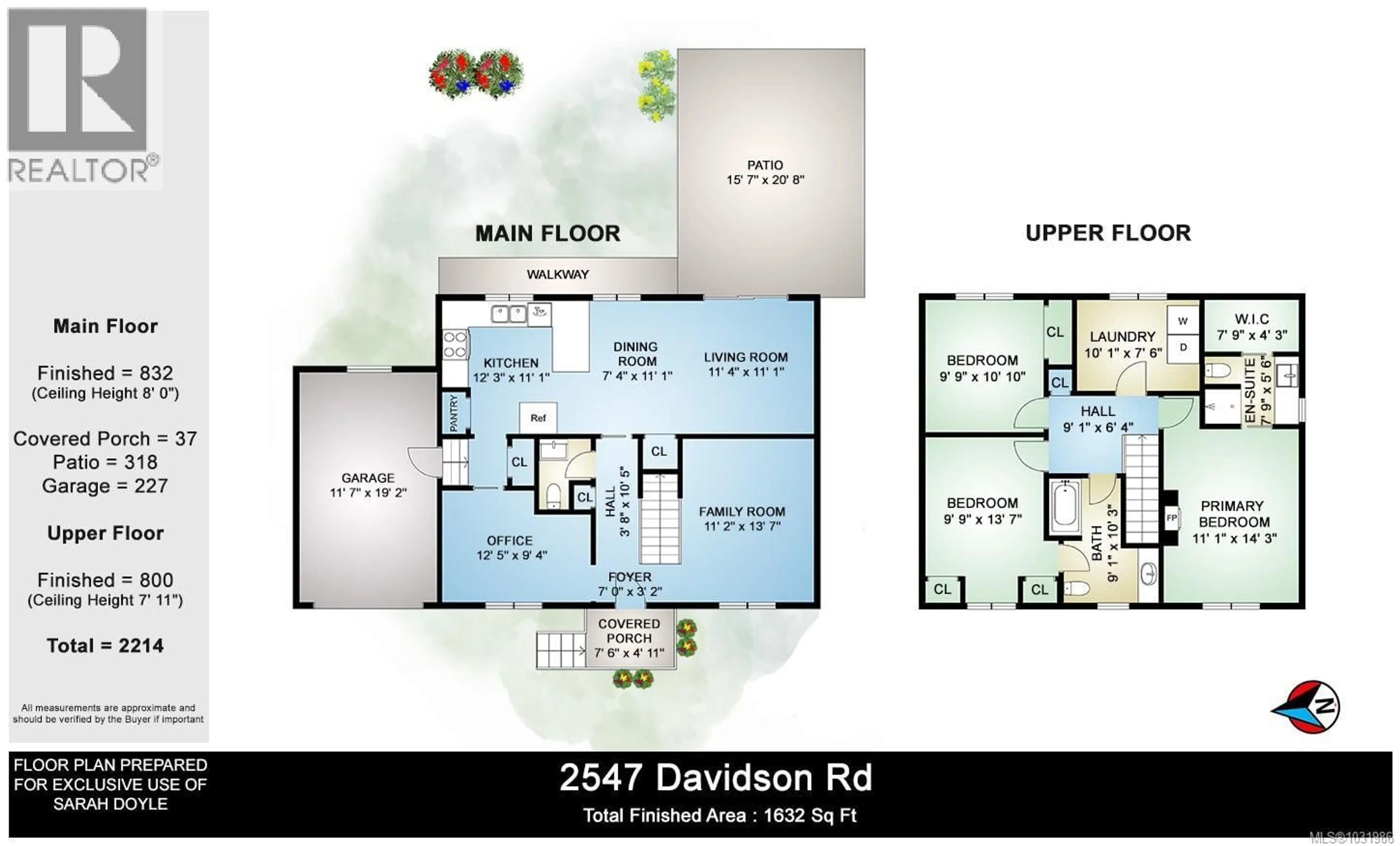 Floor plan for 2547 DAVIDSON ROAD, Shawnigan Lake British Columbia V0R2W2