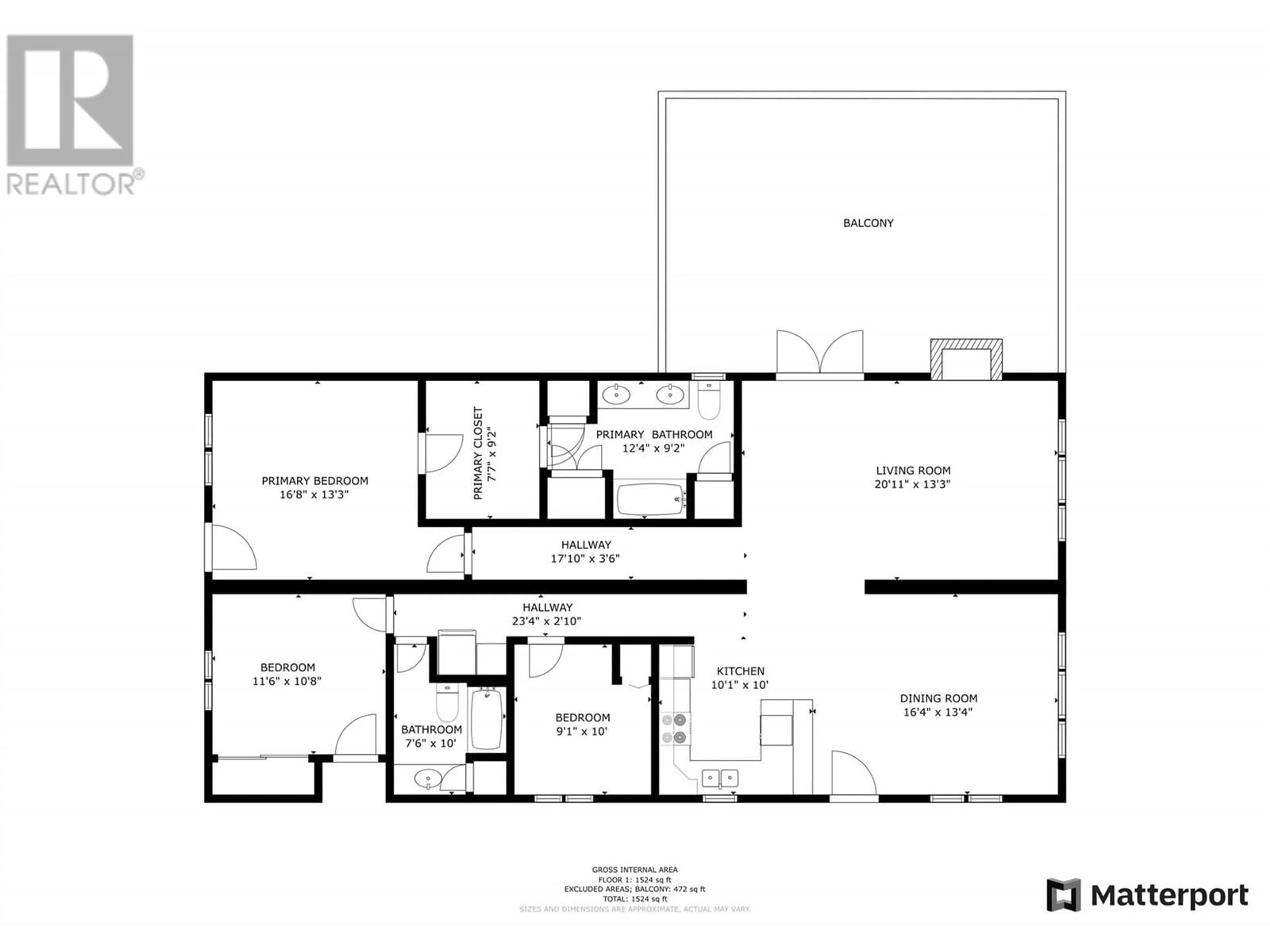 Floor plan for 6281 Osprey Road, Vernon British Columbia V1H1M7