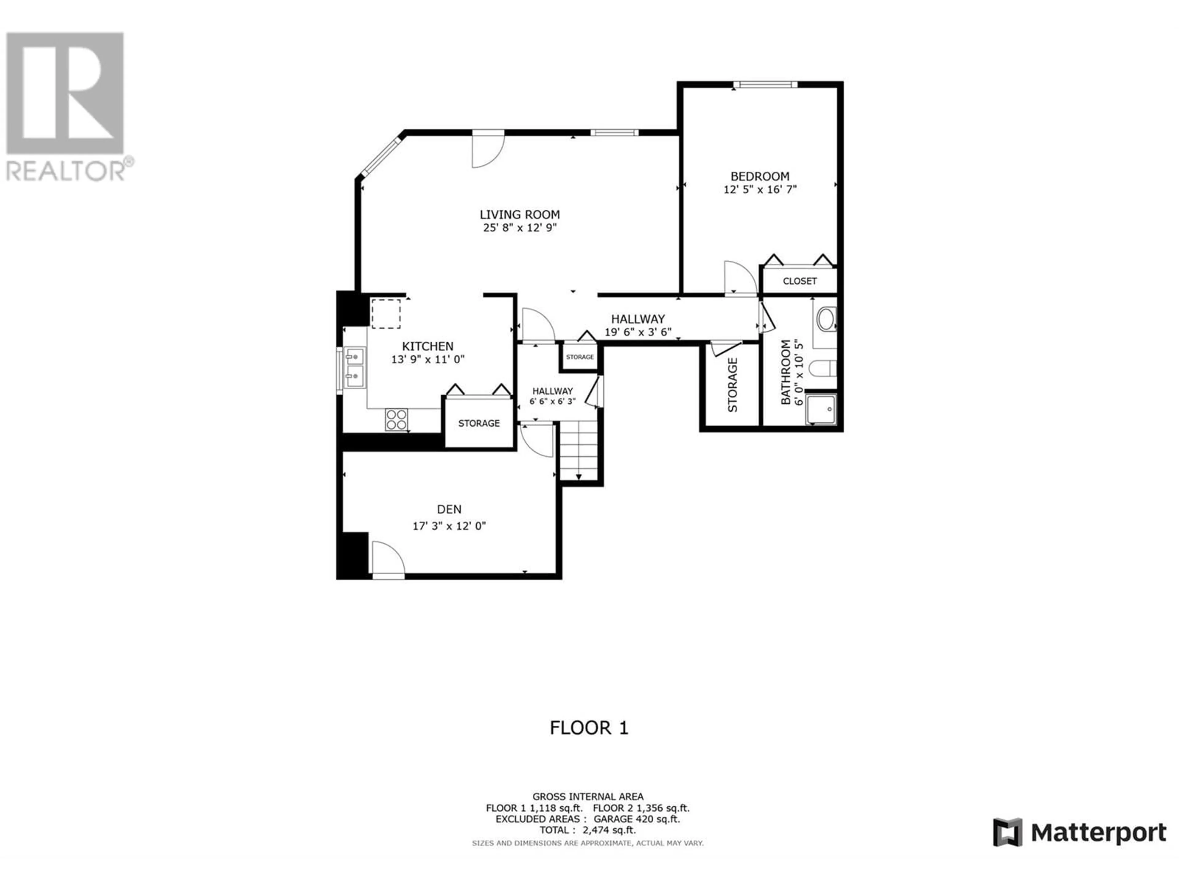 Floor plan for 919 Cavalier Drive, Vernon British Columbia V1T8Z5