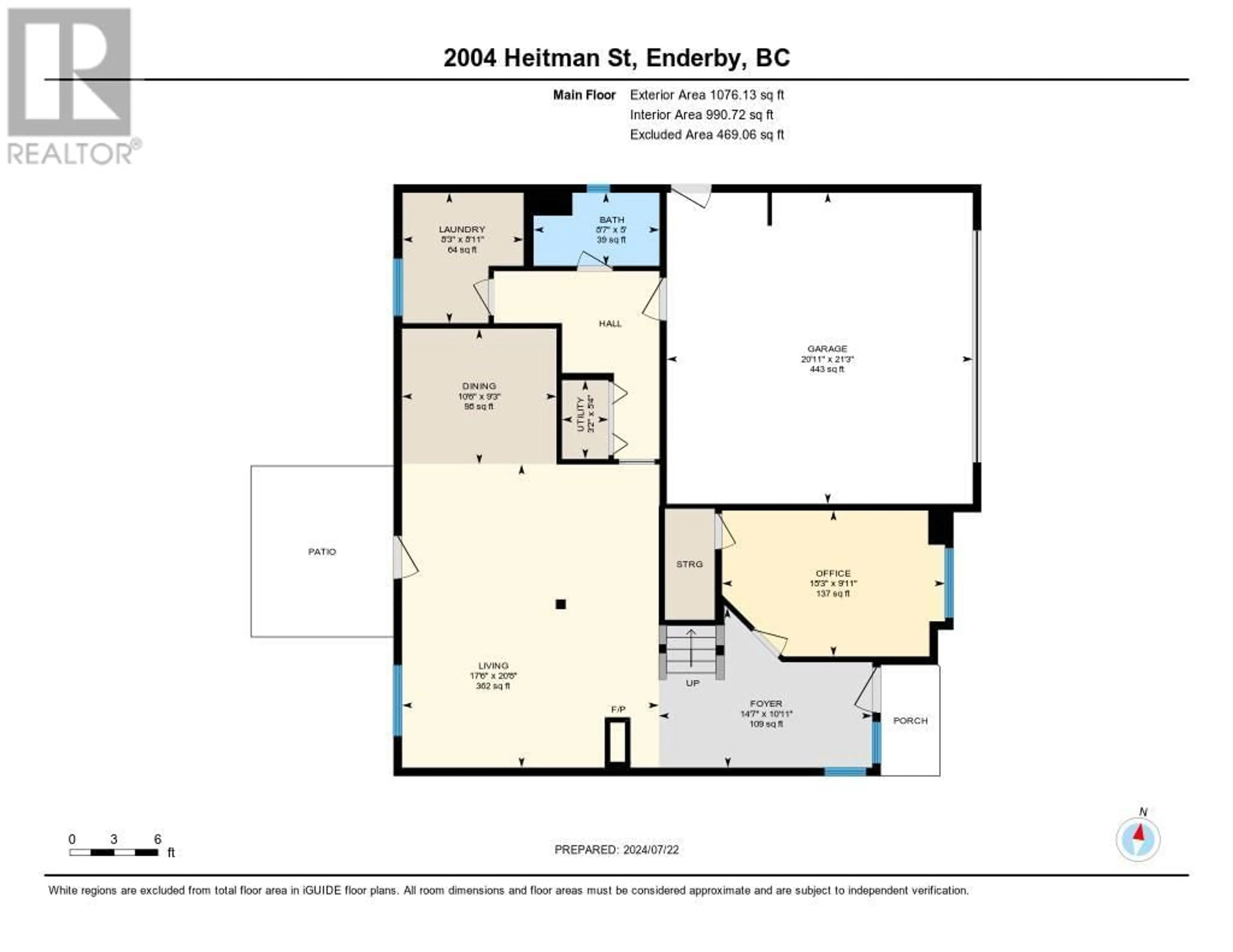 Floor plan for 2004 Heitman Street, Enderby British Columbia V0E1V0