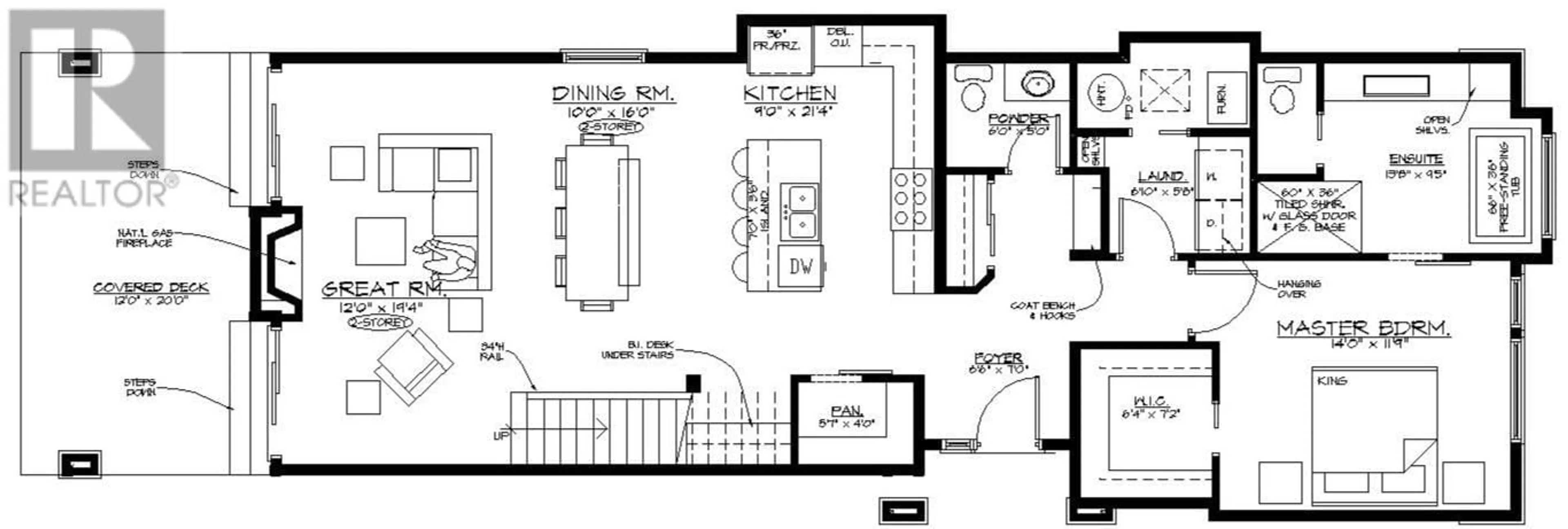 Floor plan for 590 Radant Road, Kelowna British Columbia V1W1A2