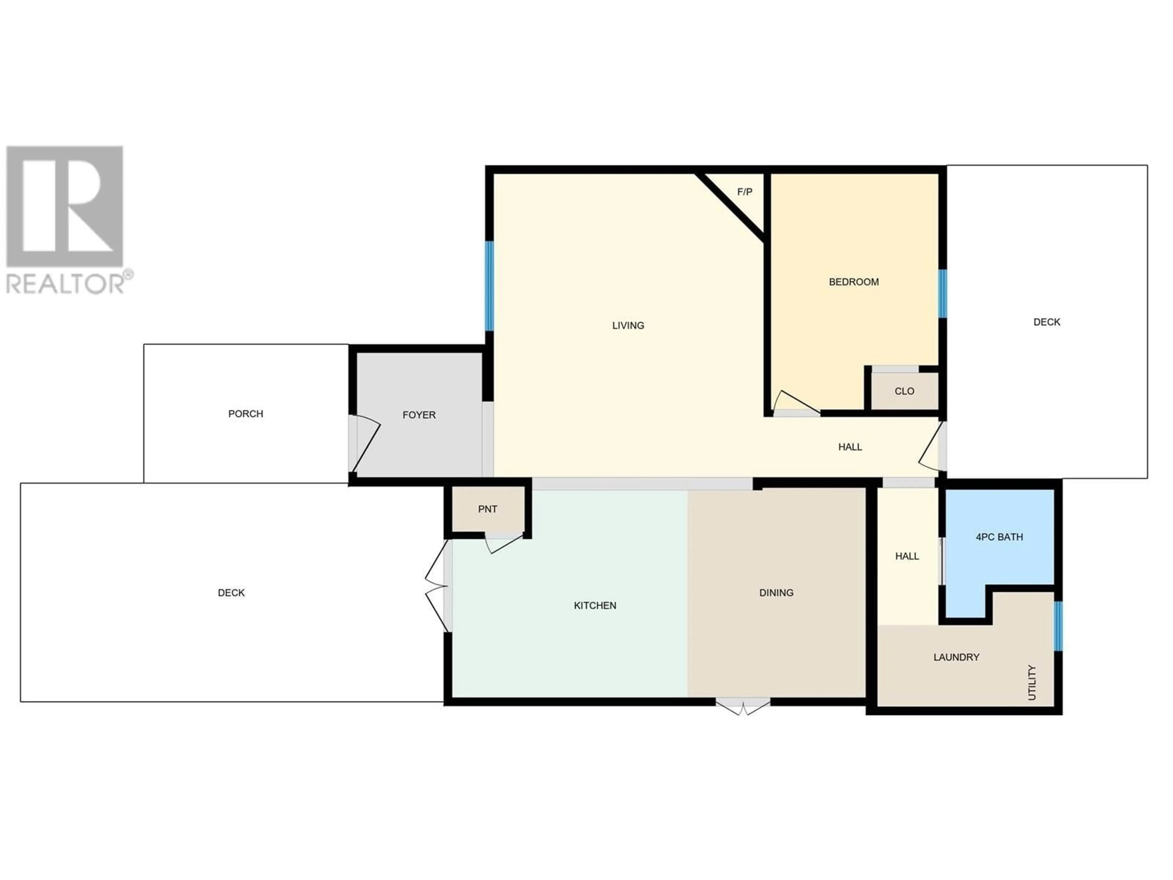 Floor plan for 3402 24A Avenue, Vernon British Columbia V1T1M3