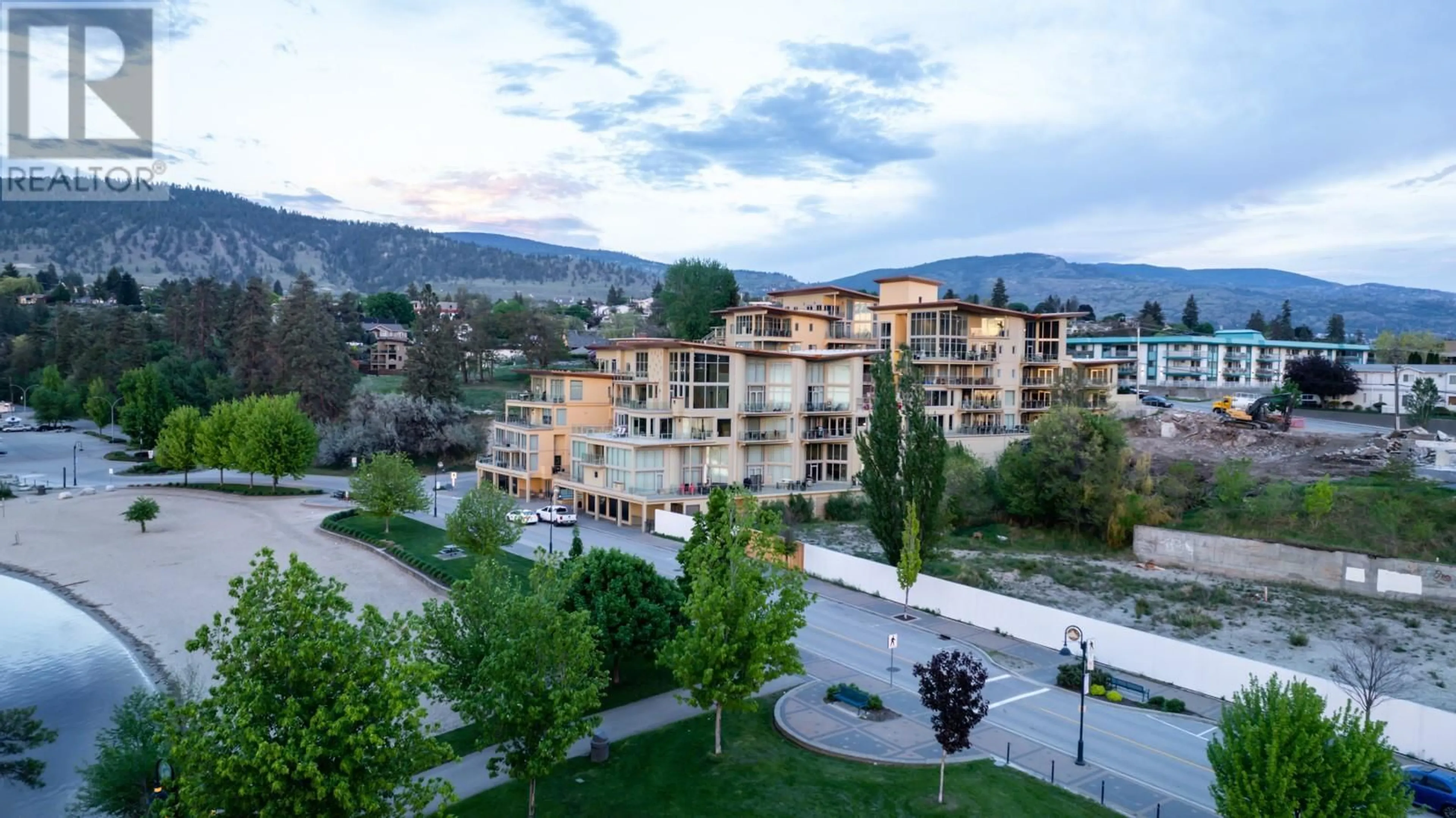 A pic from exterior of the house or condo, the view of mountain for 250 MARINA Way Unit# 804, Penticton British Columbia V2A1H4