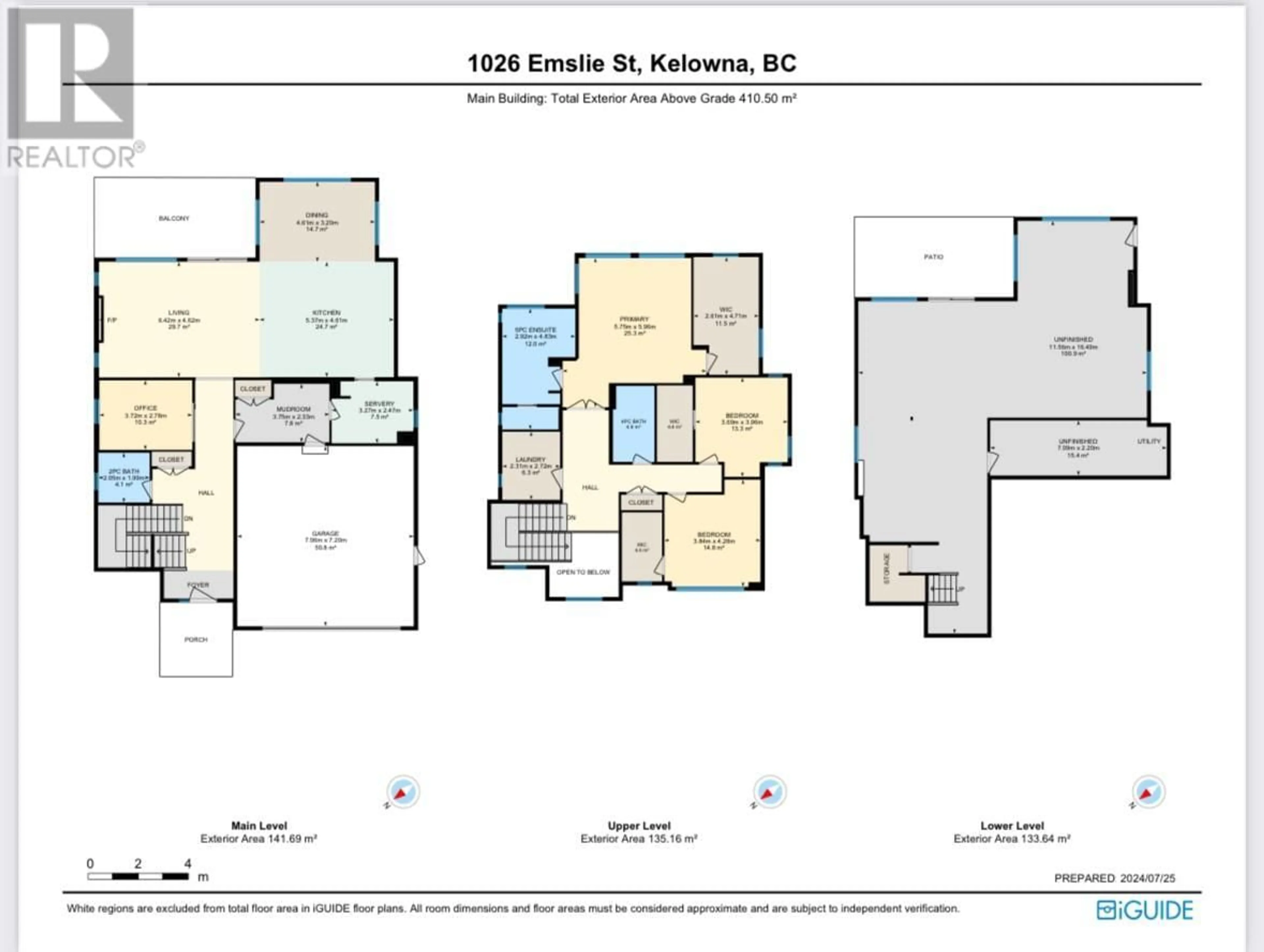 Floor plan for 1026 Emslie Street Lot# Lot 7, Kelowna British Columbia V1W5J1