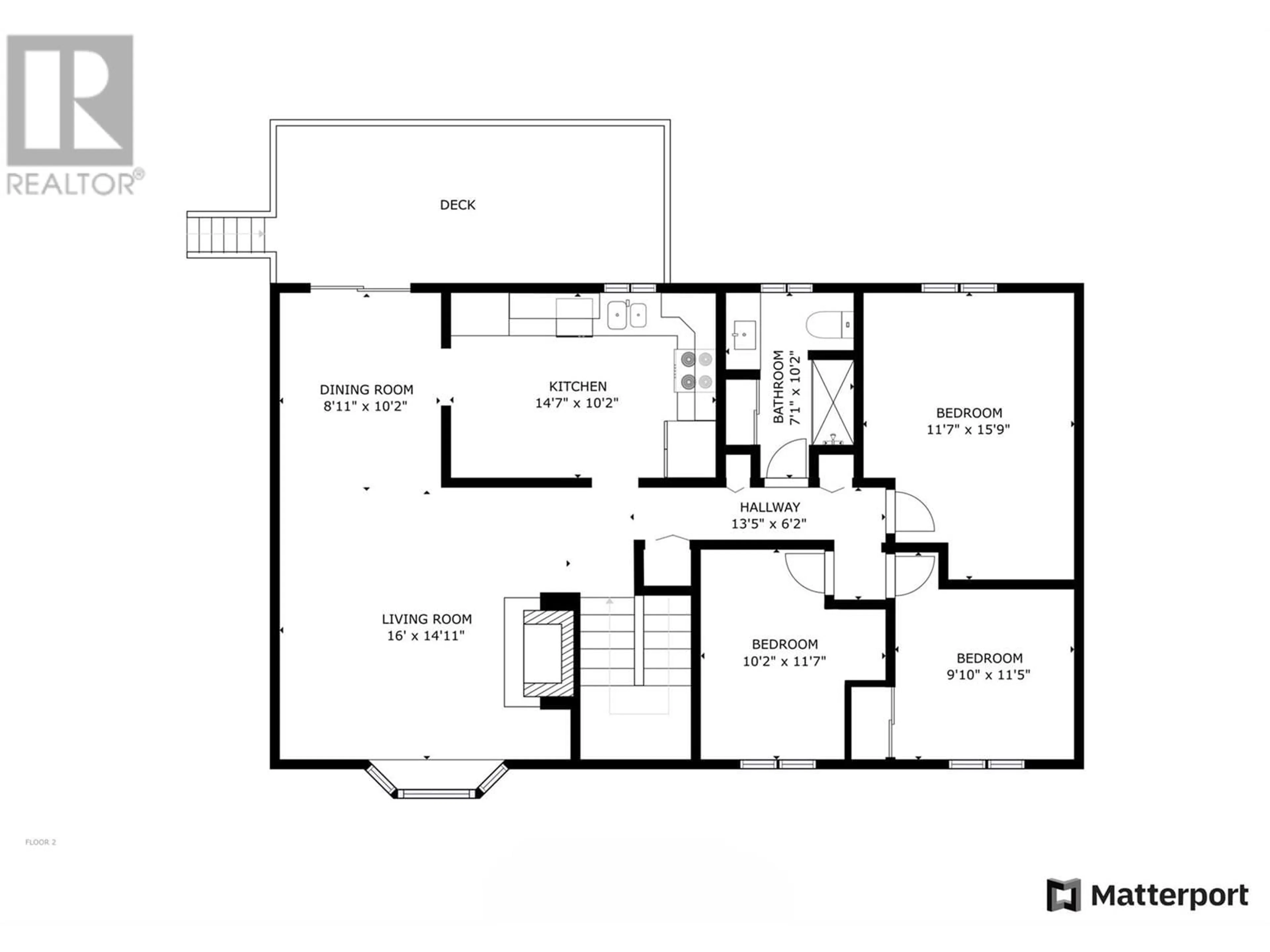 Floor plan for 2109 Hadden Court, Kelowna British Columbia V1P1G8