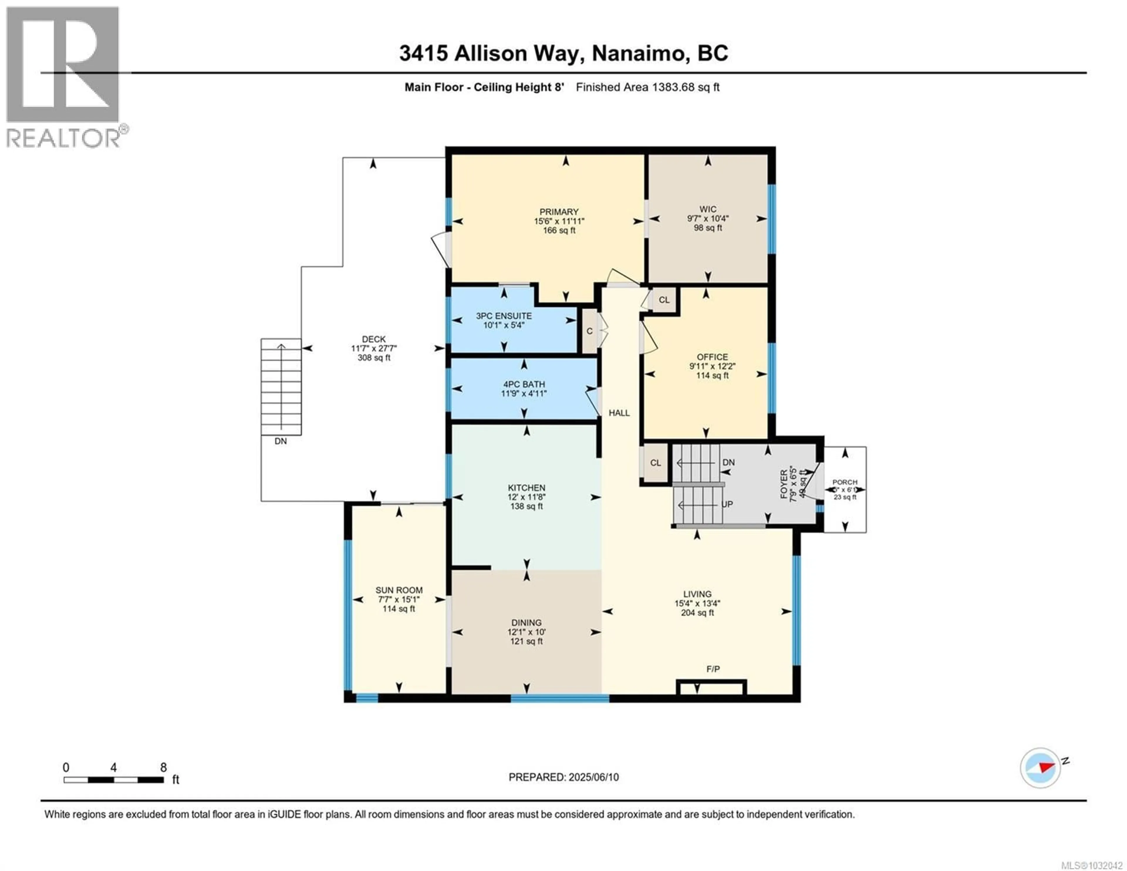 Floor plan for 3415 ALLISON WAY, Nanaimo British Columbia V9T5L4