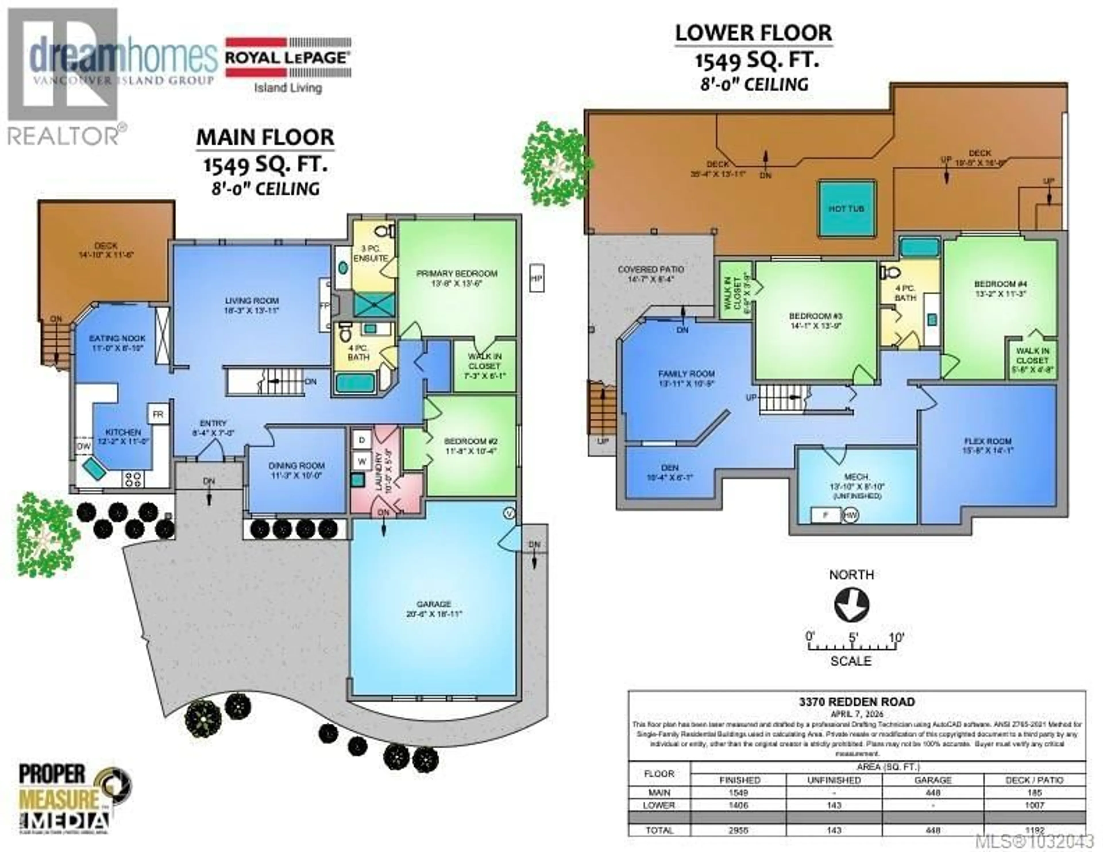 Floor plan for 3370 REDDEN ROAD, Nanoose Bay British Columbia V9P9H4