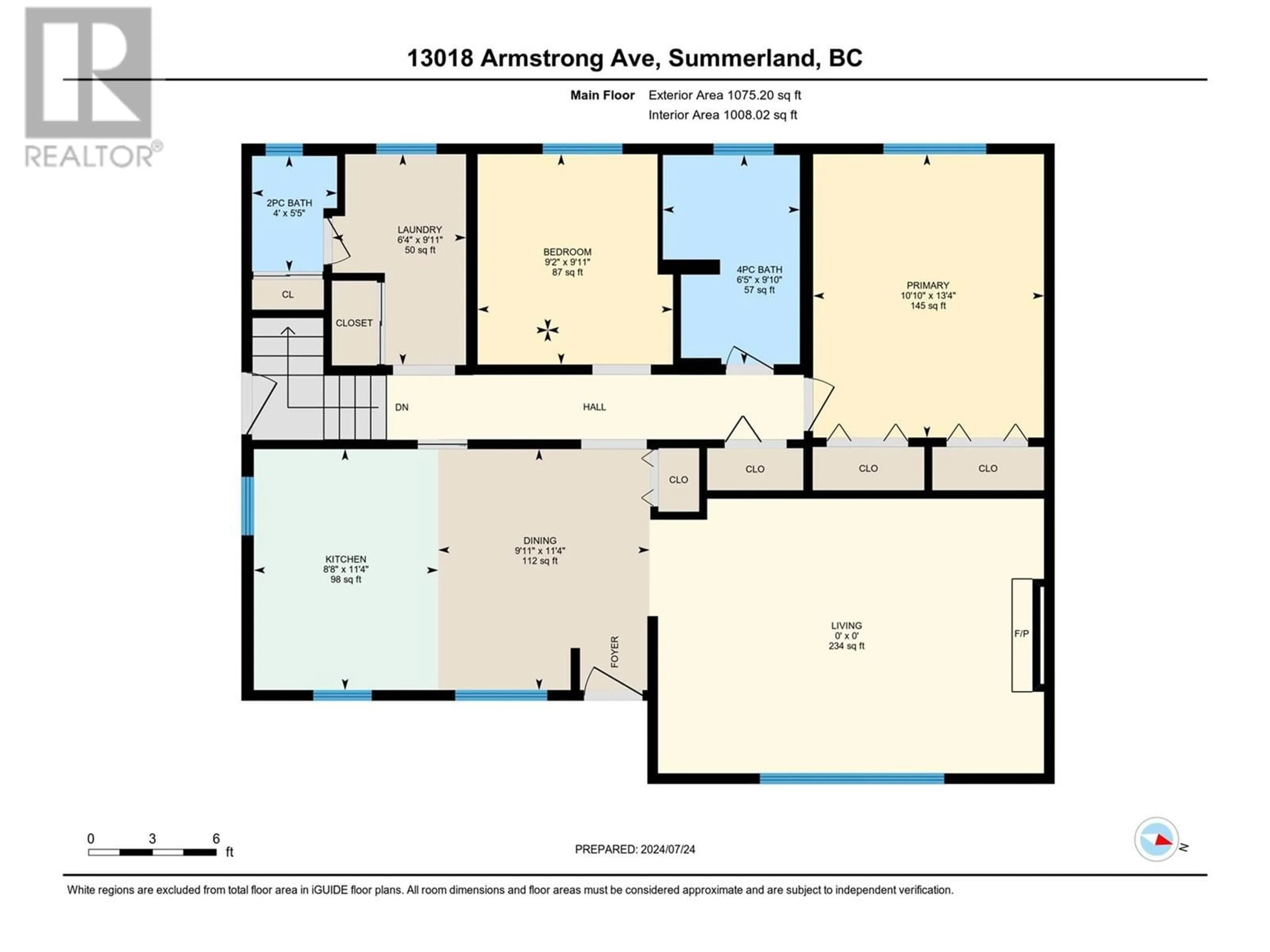 Floor plan for 13018 Armstrong Avenue, Summerland British Columbia V0H1Z0