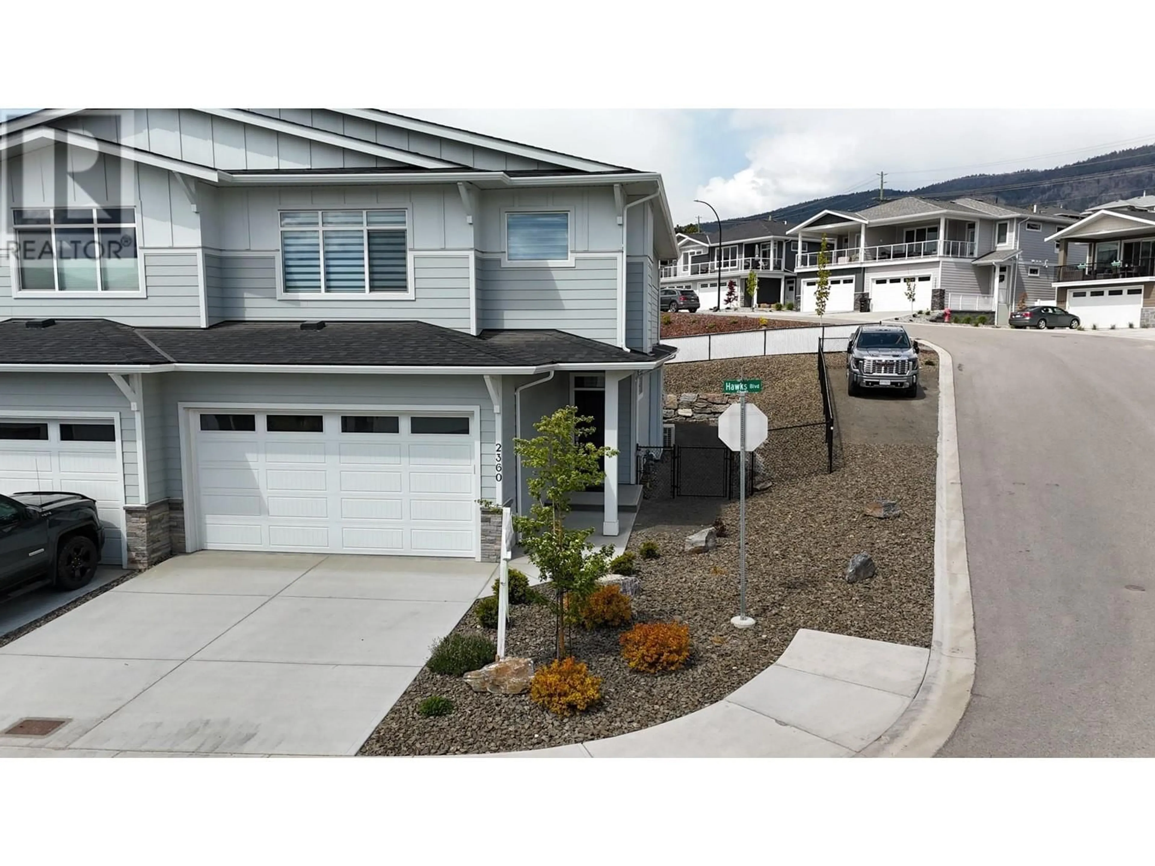 A pic from exterior of the house or condo for 2360 Hawks Boulevard, West Kelowna British Columbia V4T0A7