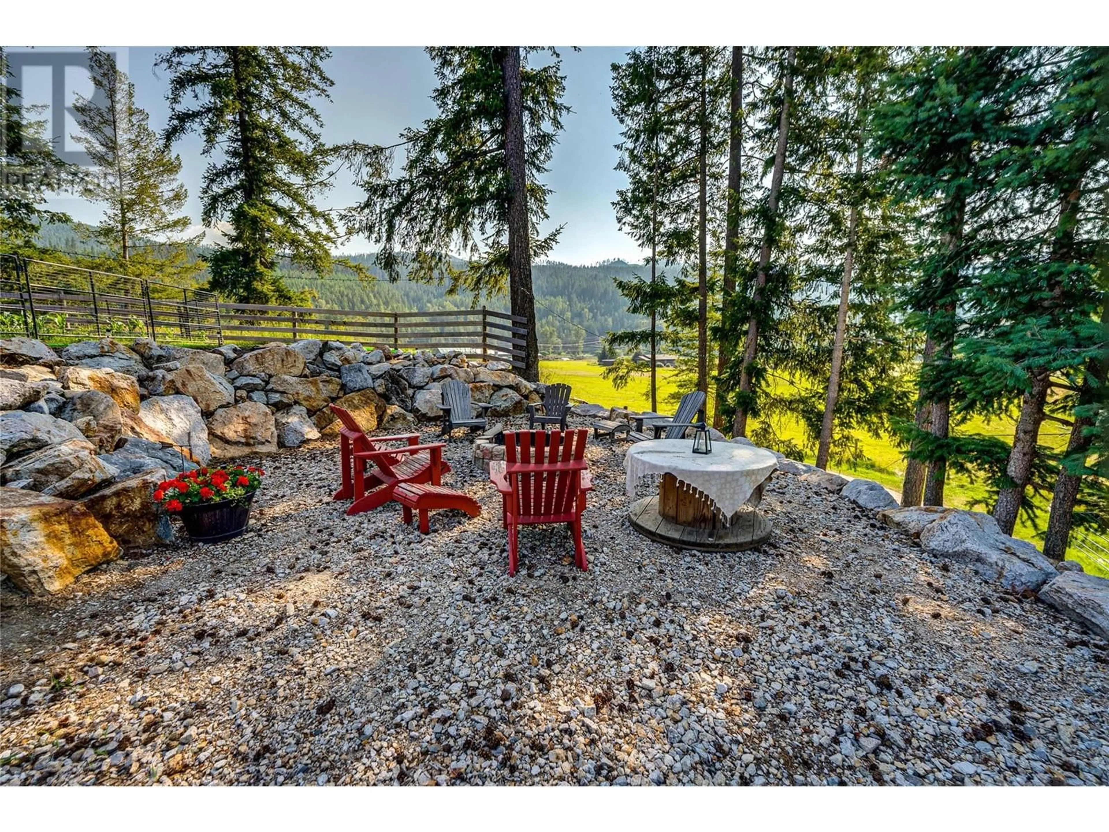 Patio, water/lake/river/ocean view for 1519 6 HIGHWAY, Cherryville British Columbia V0E2G1