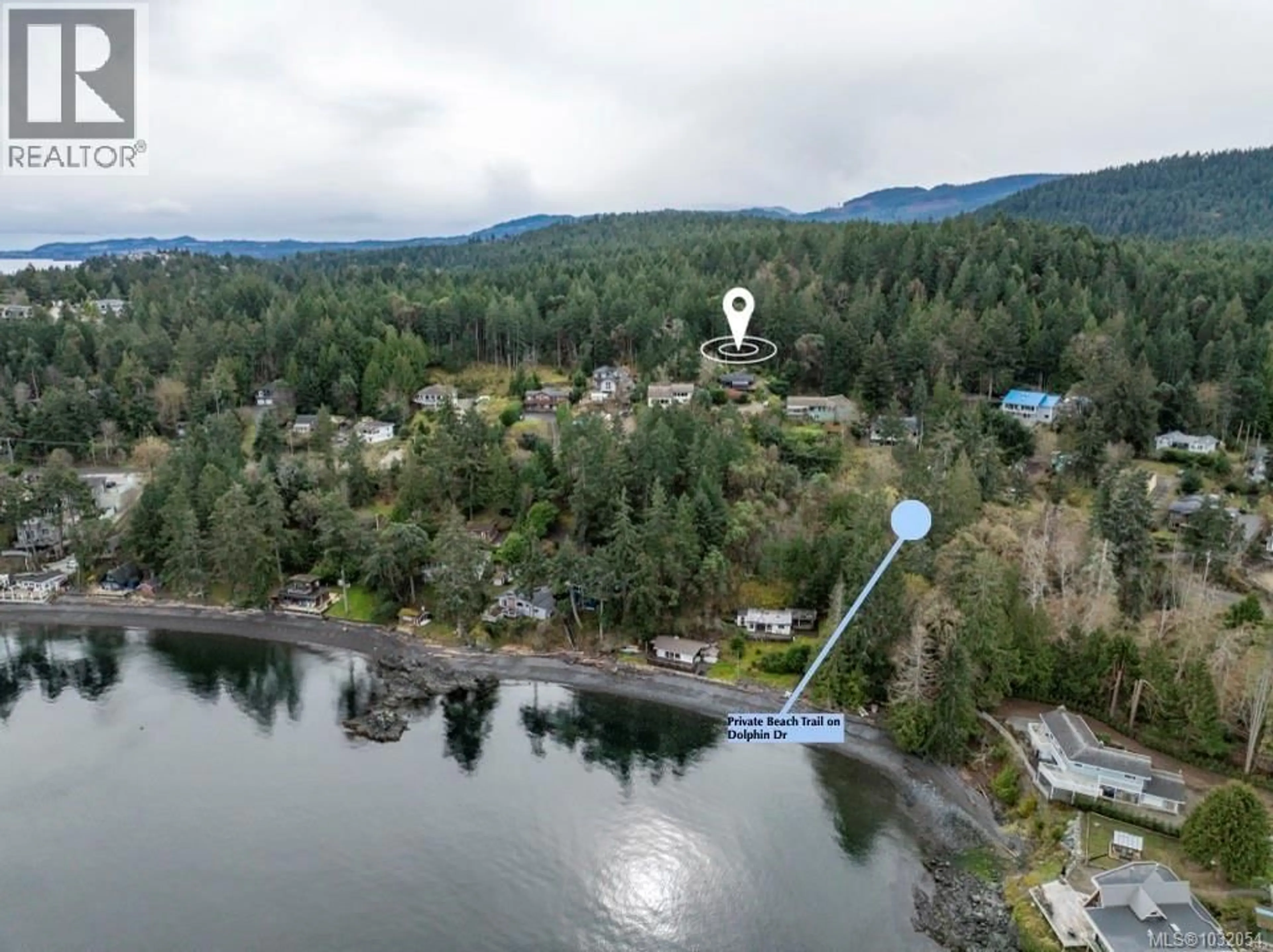 A pic from outside/outdoor area/front of a property/back of a property/a pic from drone, water/lake/river/ocean view for 3141 SWALLOW CRESCENT, Nanoose Bay British Columbia V9P9J2