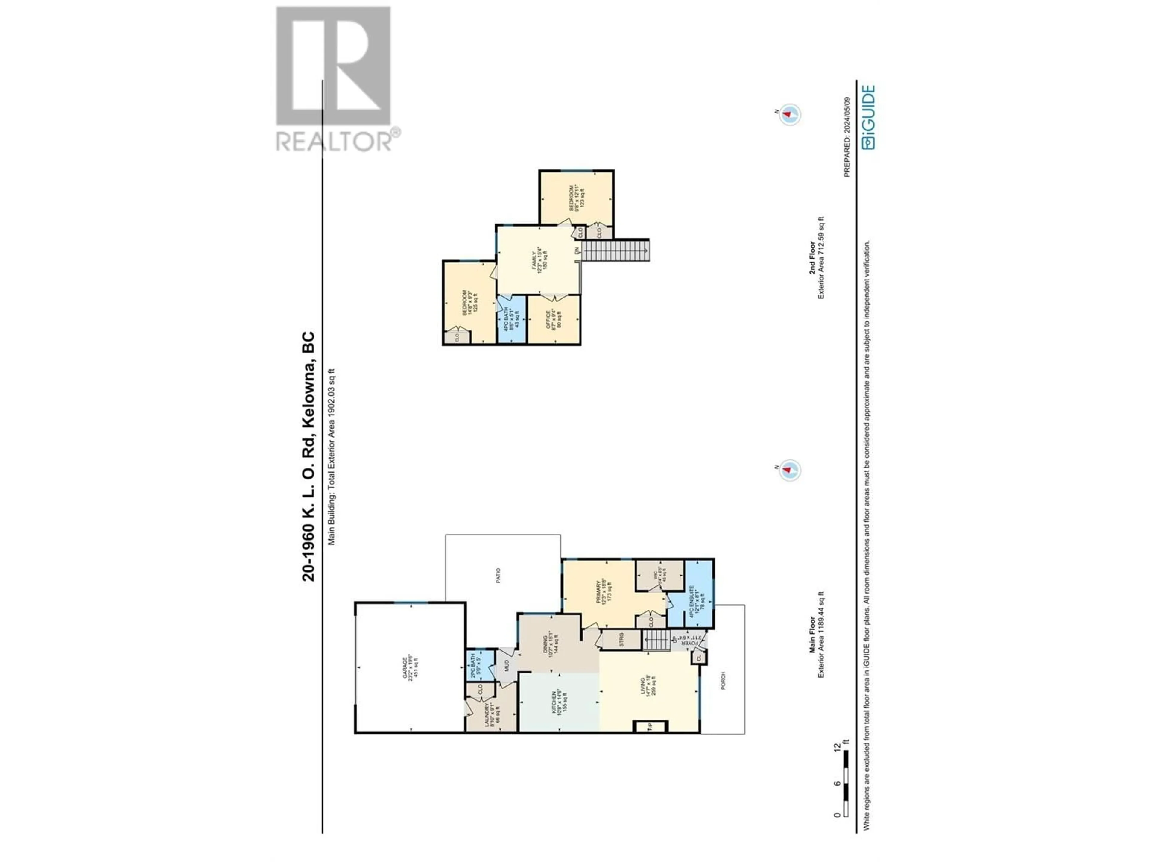 Floor plan for 1960 KLO Road Unit# 20, Kelowna British Columbia V1W5L2