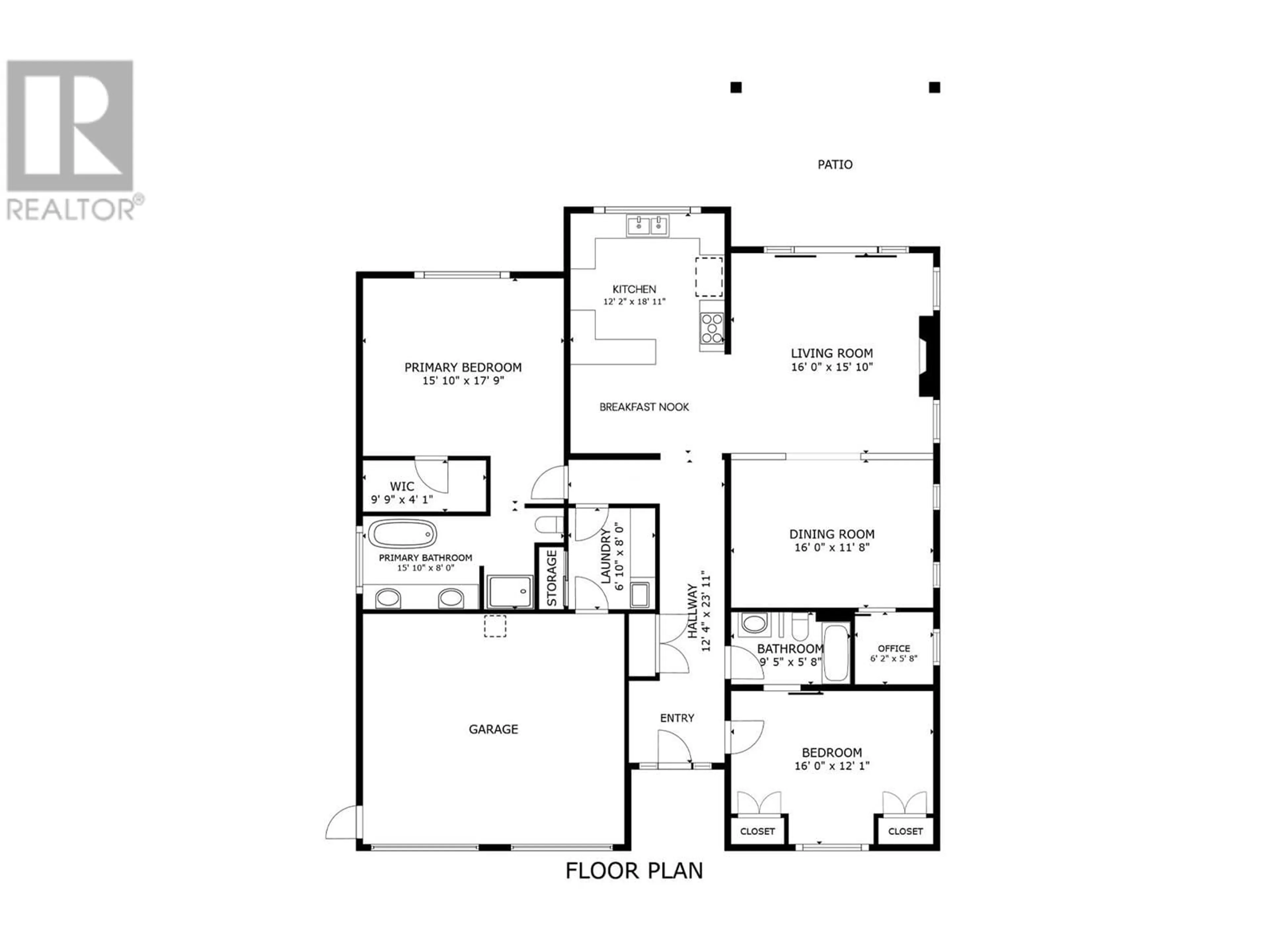 Floor plan for 4534 Gallaghers Edgewood Court, Kelowna British Columbia V1W5B6