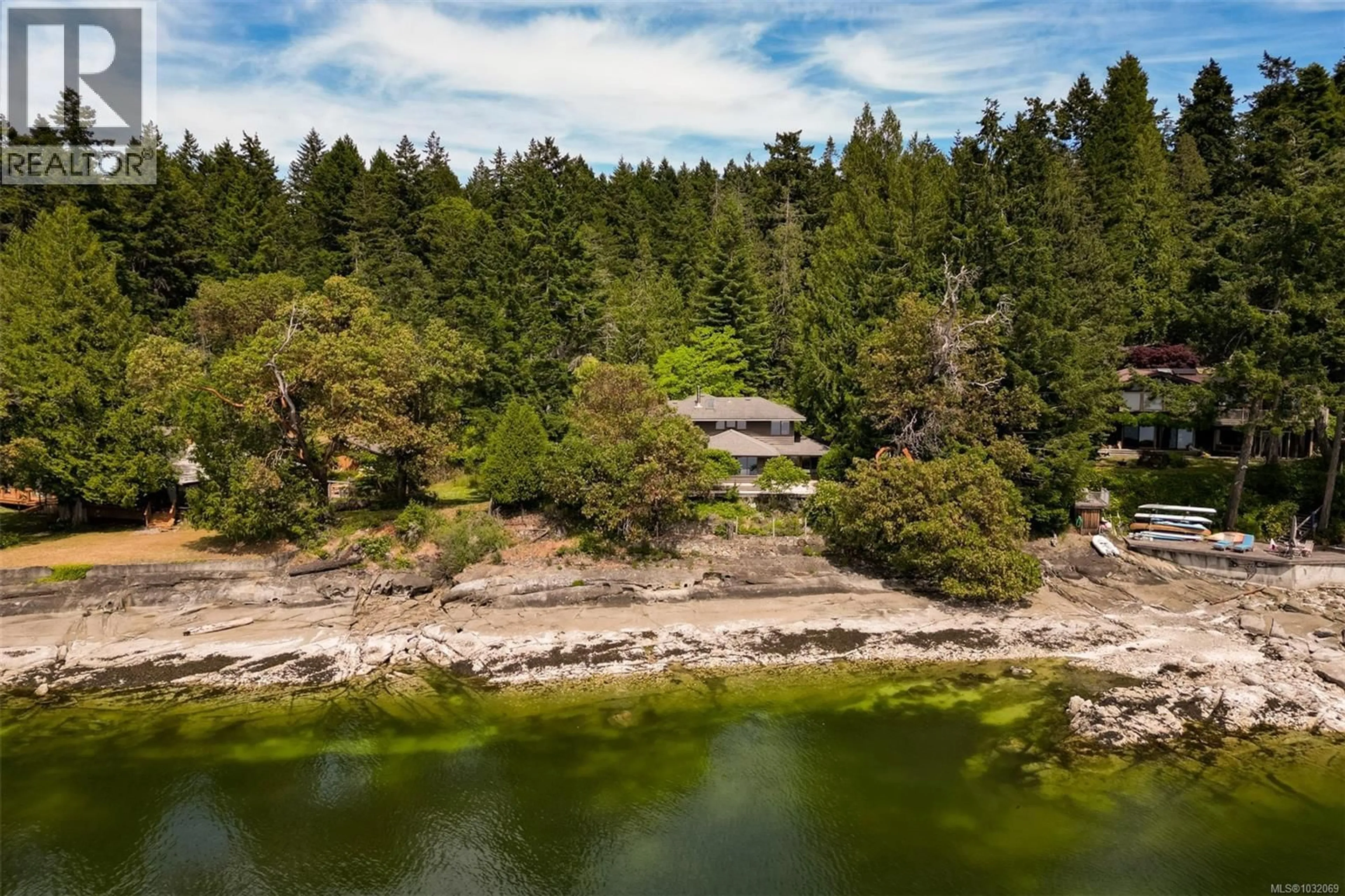 A pic from outside/outdoor area/front of a property/back of a property/a pic from drone, water/lake/river/ocean view for 114 ARBUTUS ROAD, Salt Spring British Columbia V8K1A3
