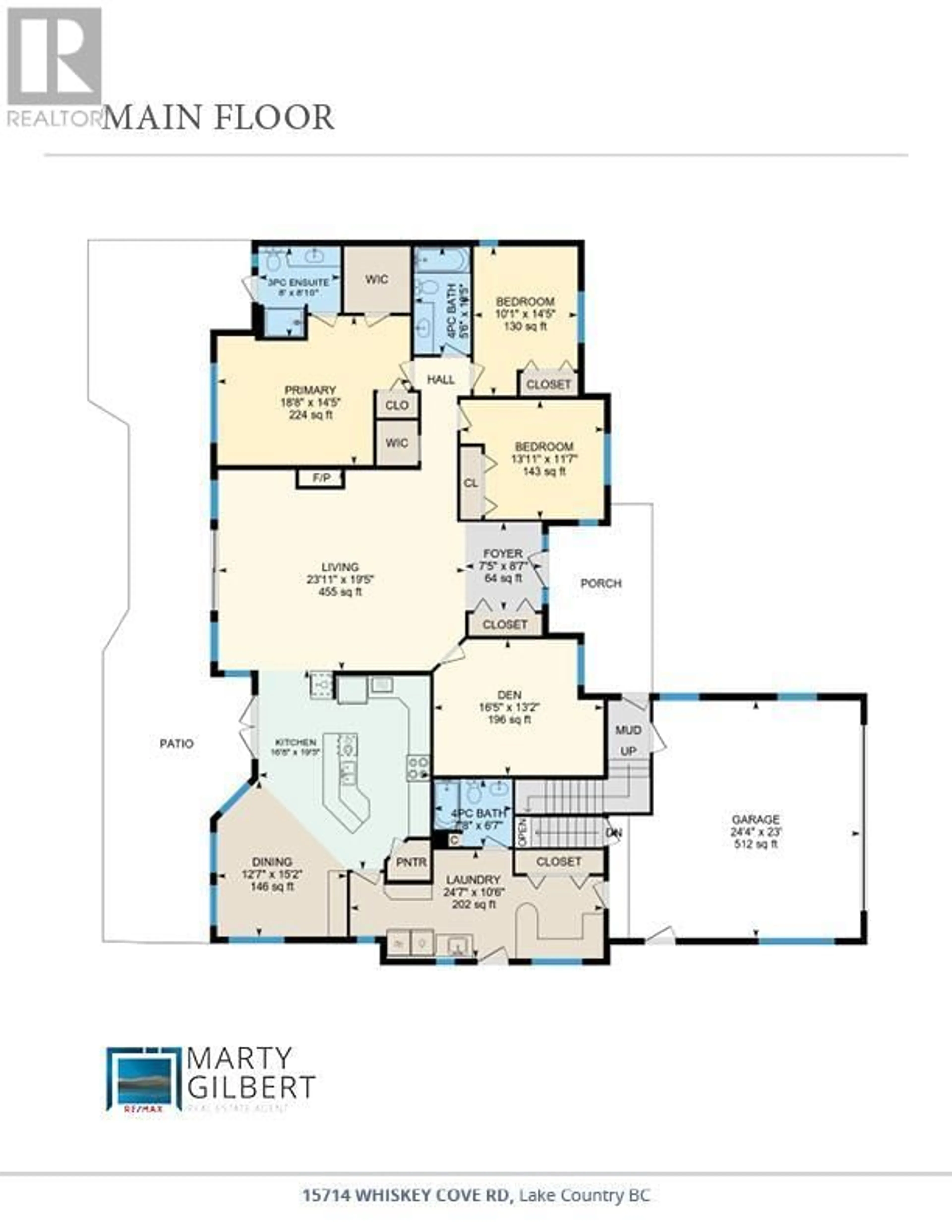 Floor plan for 15714 Whiskey Cove Road, Lake Country British Columbia V4V1C4