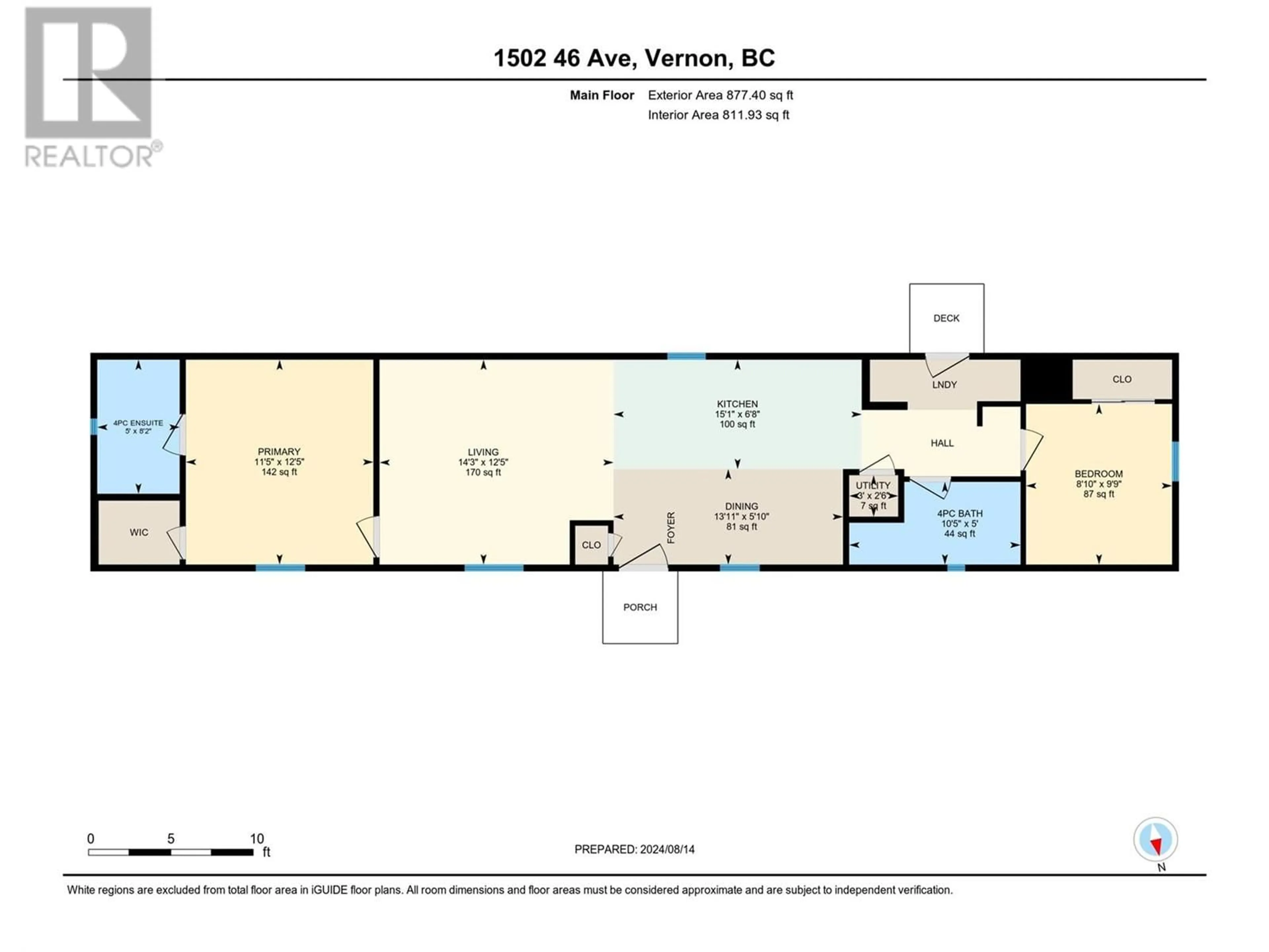 Floor plan for 1502 46 Avenue, Vernon British Columbia V1T3P2