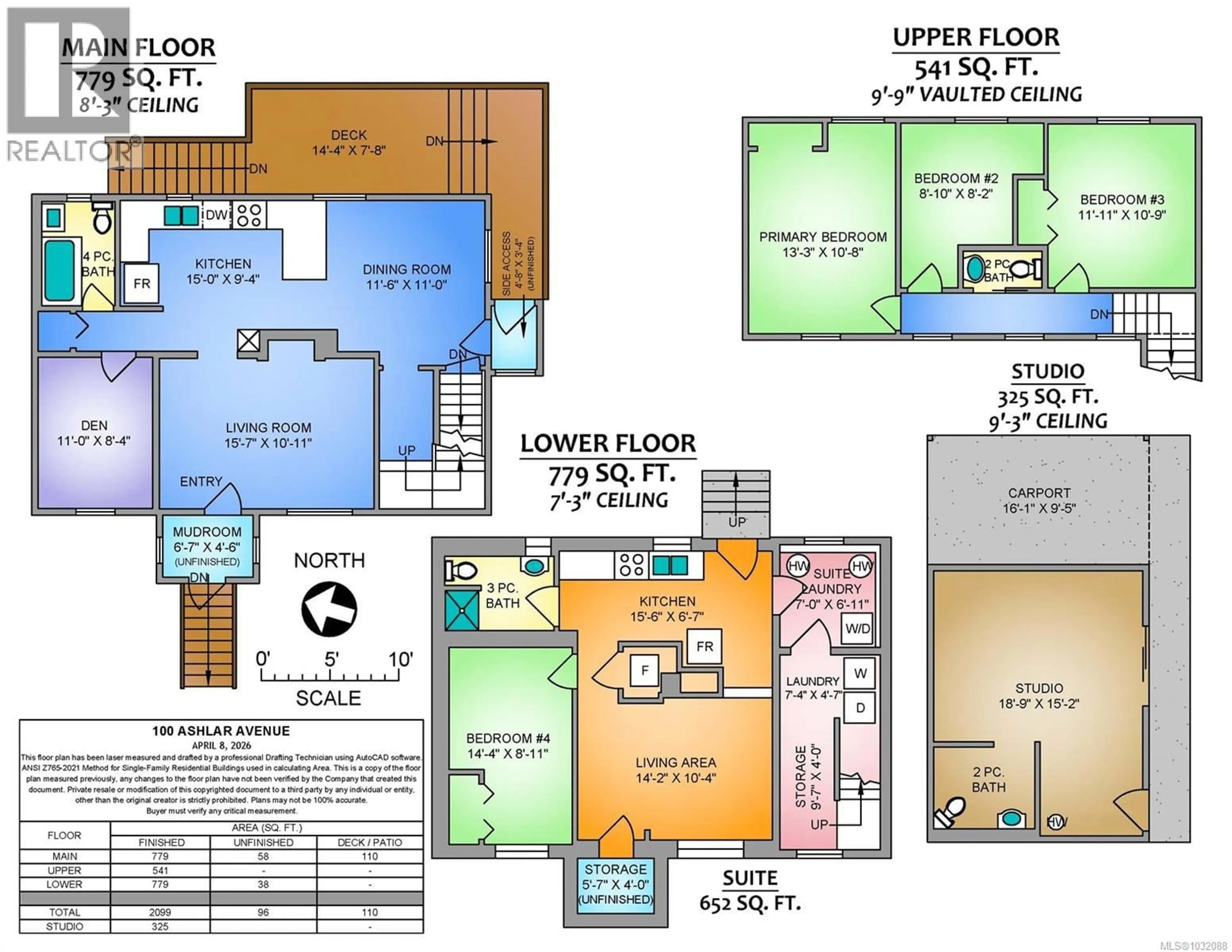 Floor plan for 100 ASHLAR AVENUE, Nanaimo British Columbia V9R3P4