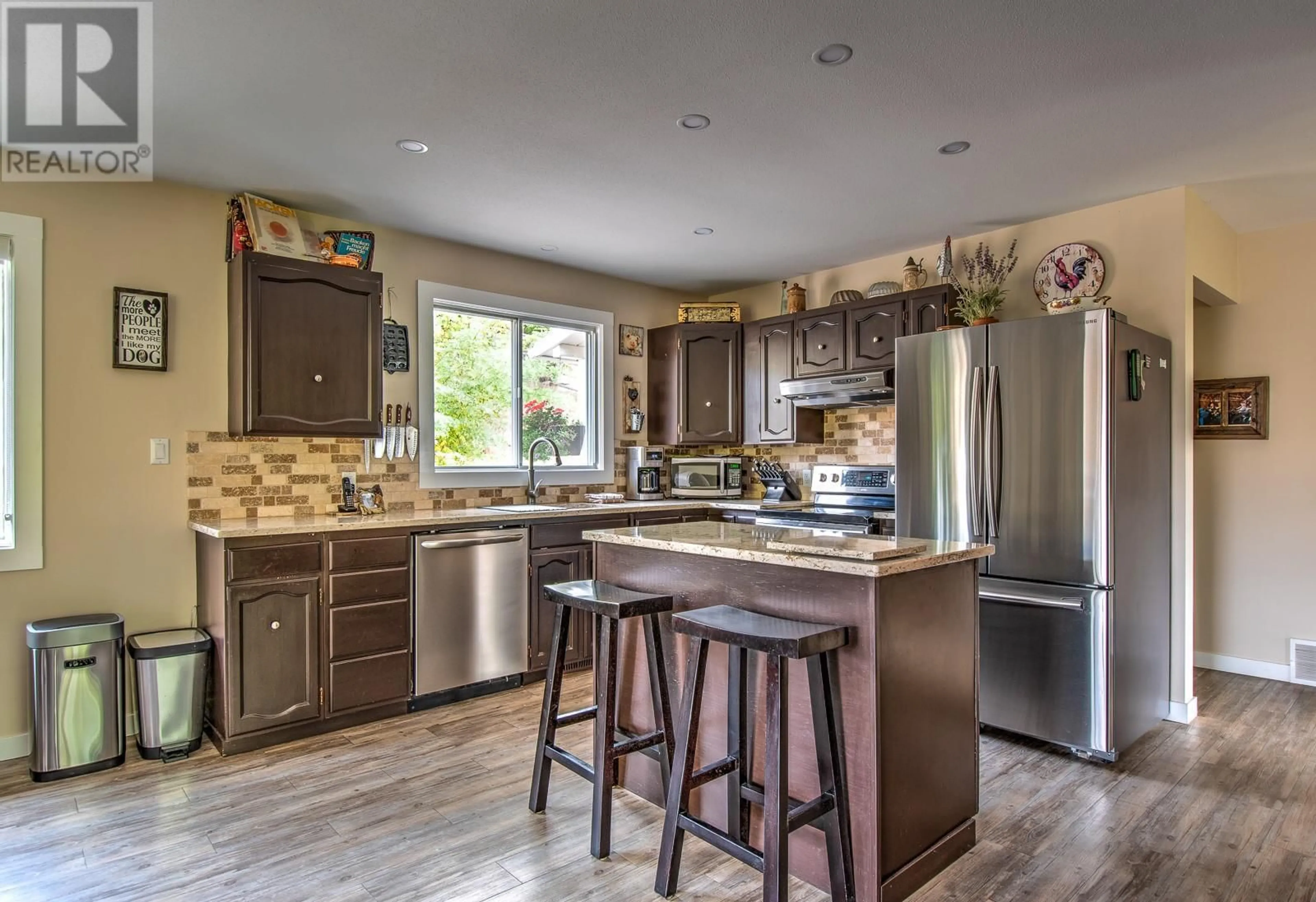 Open concept kitchen for 2611 6 Highway, Lumby British Columbia V0E2G0