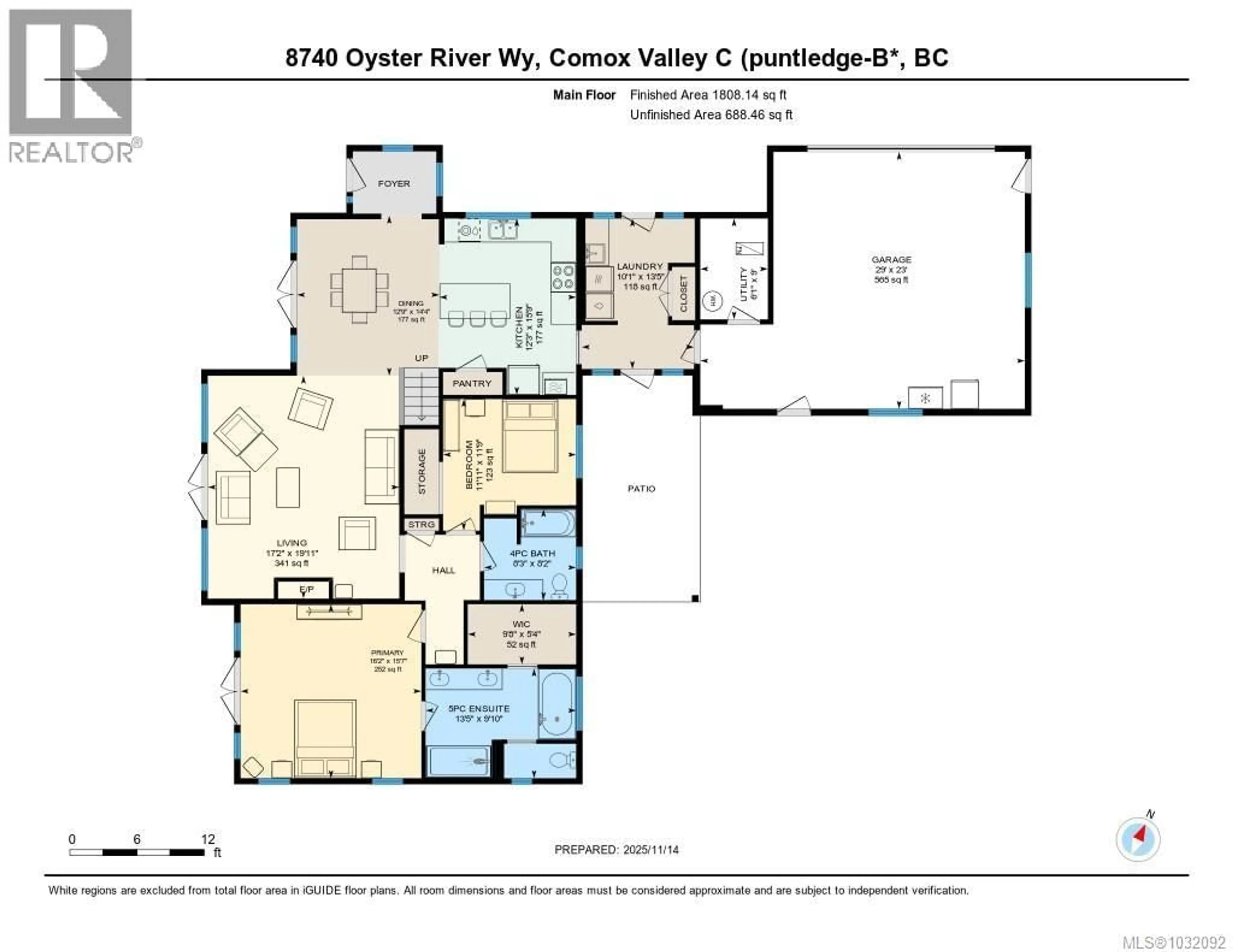 Floor plan for 8740 OYSTER RIVER WAY, Black Creek British Columbia V9J1K3